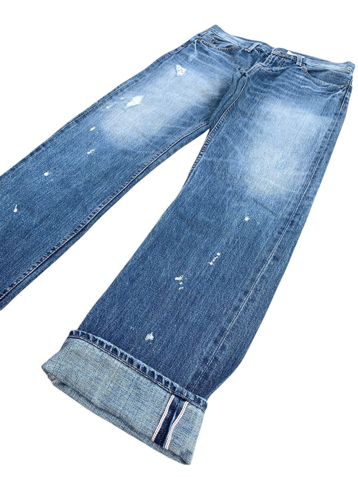 Kapital LOWRYS FARM RED EAR SELVEDGE JAPANESE DISTRESSED DENIM Size US 31 - 5 Thumbnail