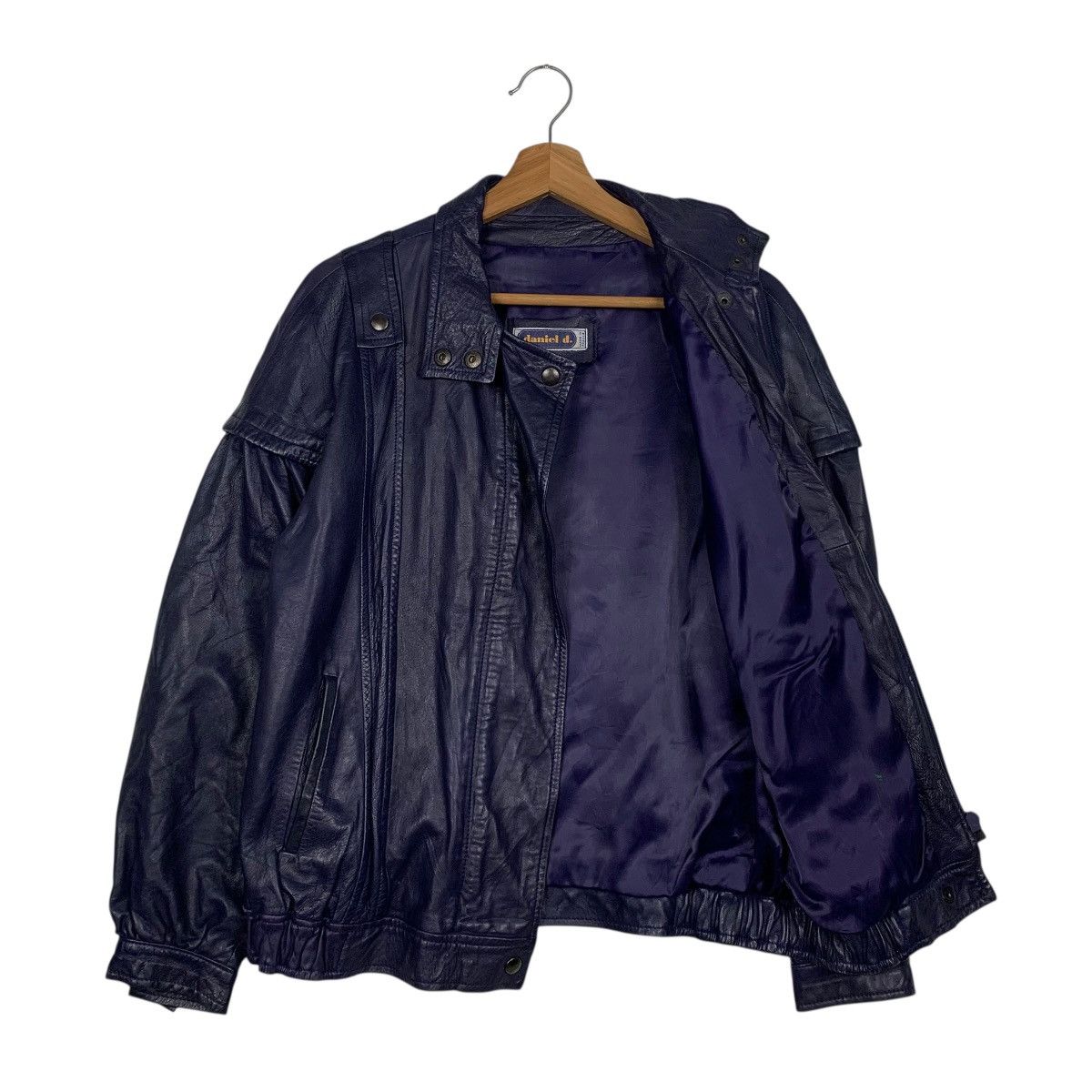 Other Daniel D. Leather Jacket Made In France Size US S / EU 44-46 / 1 - 9 Thumbnail