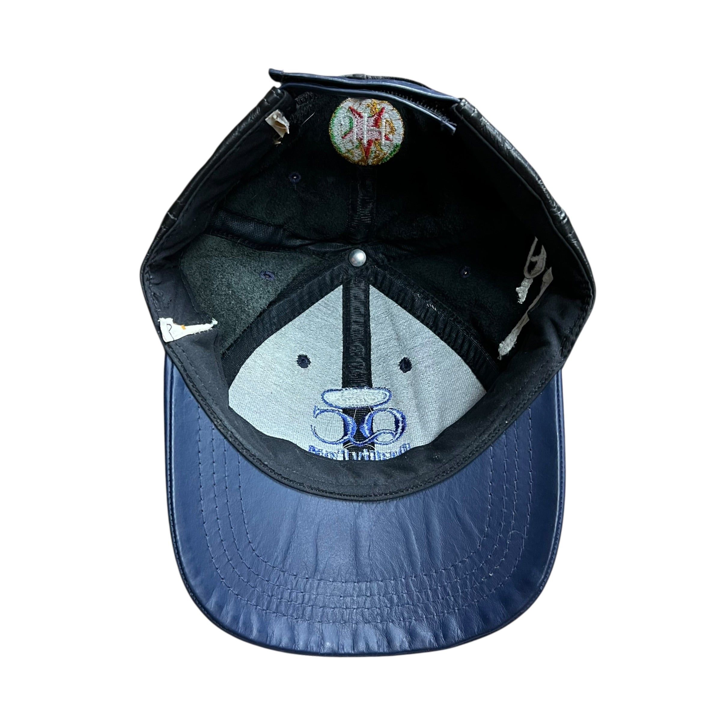 Jeff Hamilton Jeff Hamilton Dale Earnhardt NASCAR Ford Racing Leather Cap Size ONE SIZE - 6 Thumbnail
