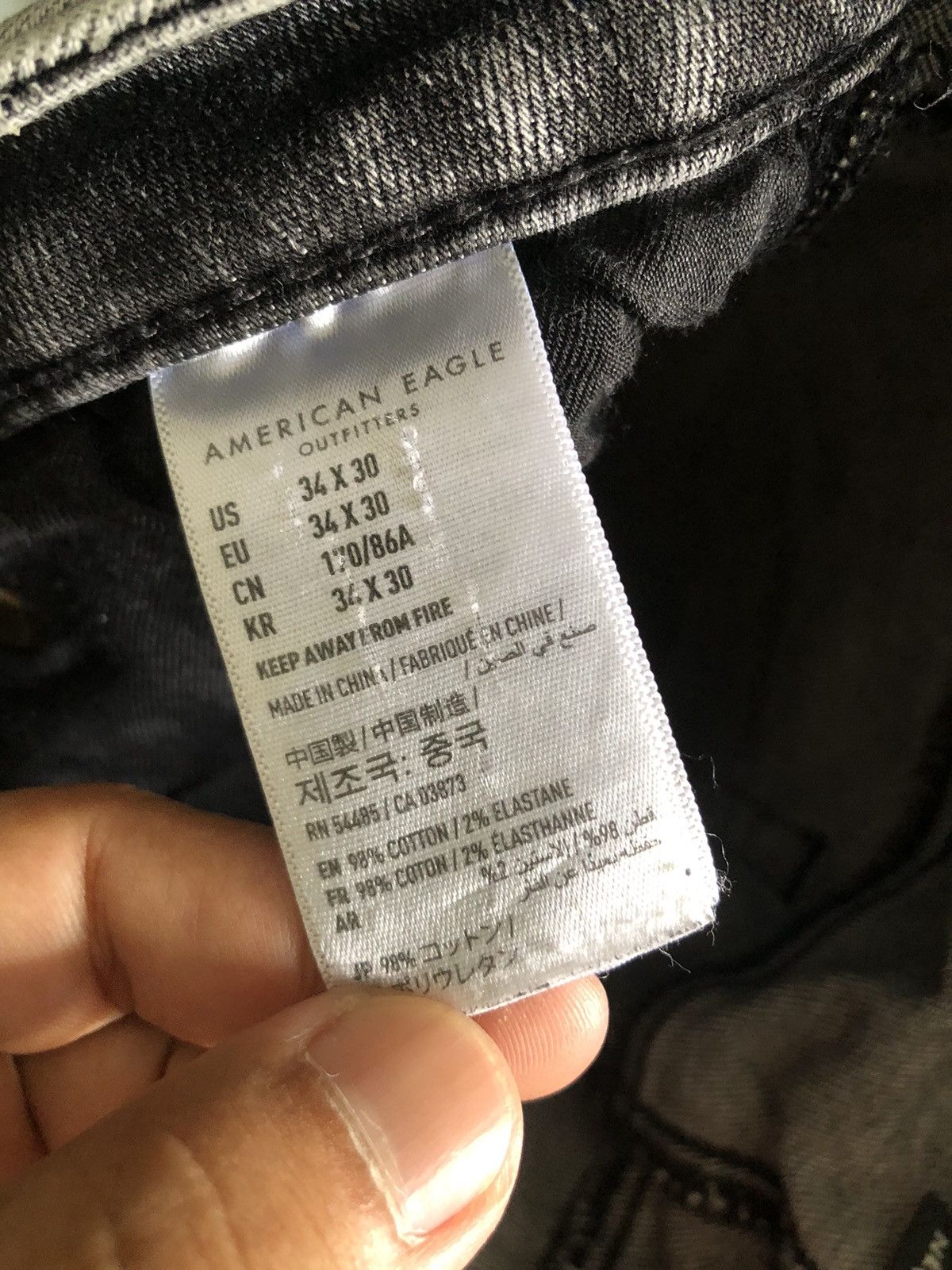 American Eagle Outfitters American Eagle Stretchable Distressed Denim Size US 33 - 5 Thumbnail