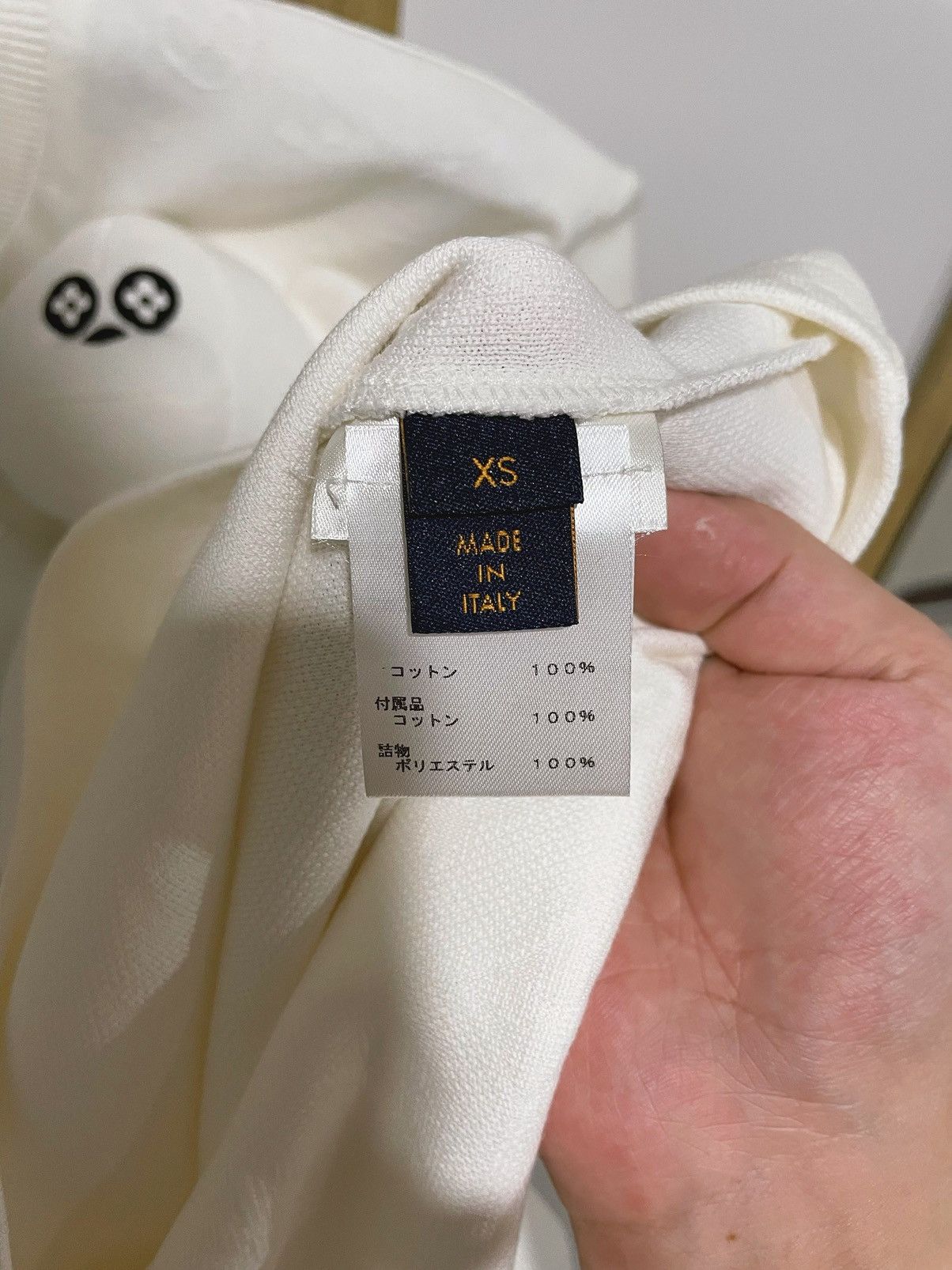 Louis Vuitton Louis Vuitton LV WHT Monogram doll t-shirts tee Size US XS / EU 42 / 0 - 7 Thumbnail