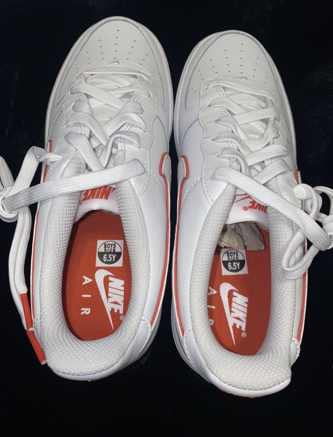 Nike AIR FORCE 1(GS) RED/WHITE Size US 6.5 / EU 39-40 - 7 Thumbnail