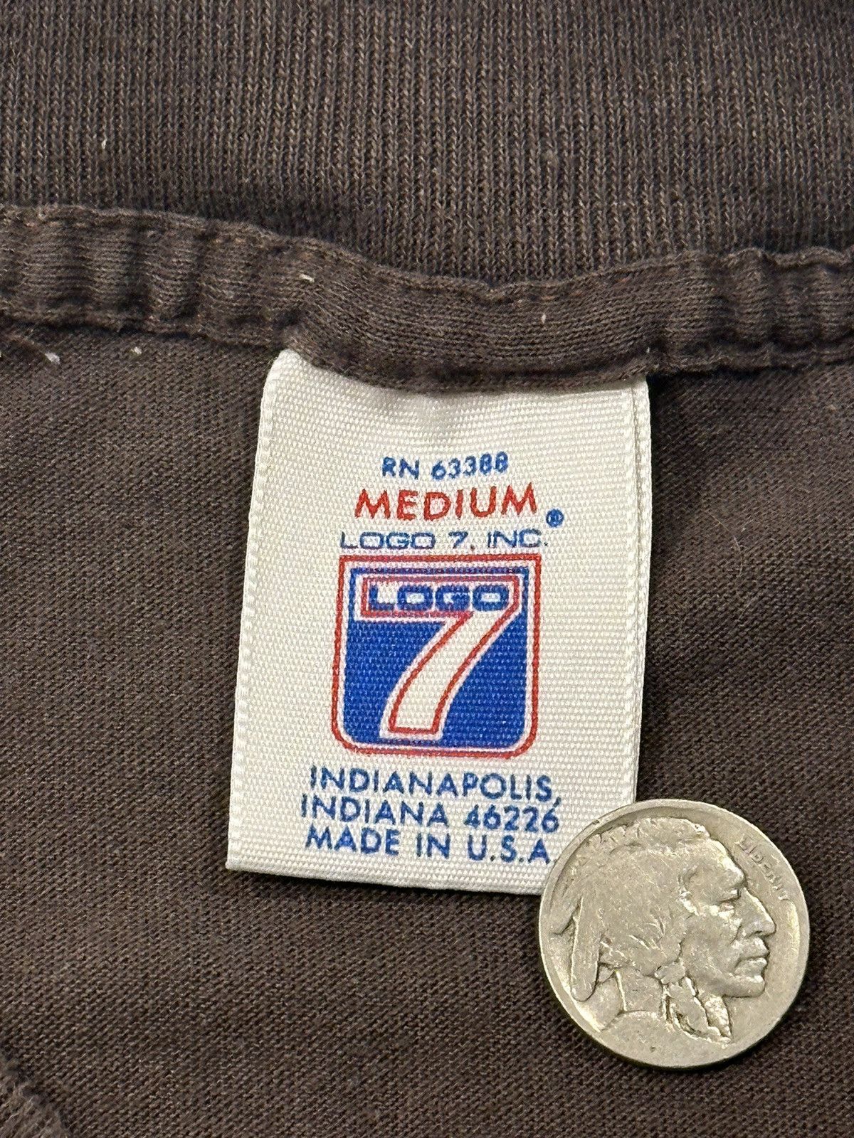 Logo 7 × NFL × Vintage Vintage Logo 7 Cleveland Browns T-Shirt Size Medium USA Made Size US M / EU 48-50 / 2 - 4 Thumbnail