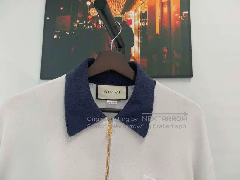 Gucci Gucci Striped stitched zipper jacket Size US M / EU 48-50 / 2 - 6 Thumbnail