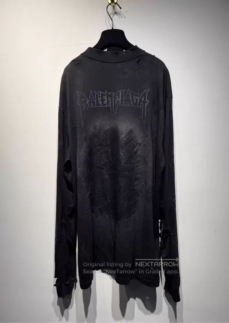 Balenciaga Balenciaga Letter Logo Pattern Printed Round Neck Loose Fi Size US XS / EU 42 / 0 - 2 Thumbnail