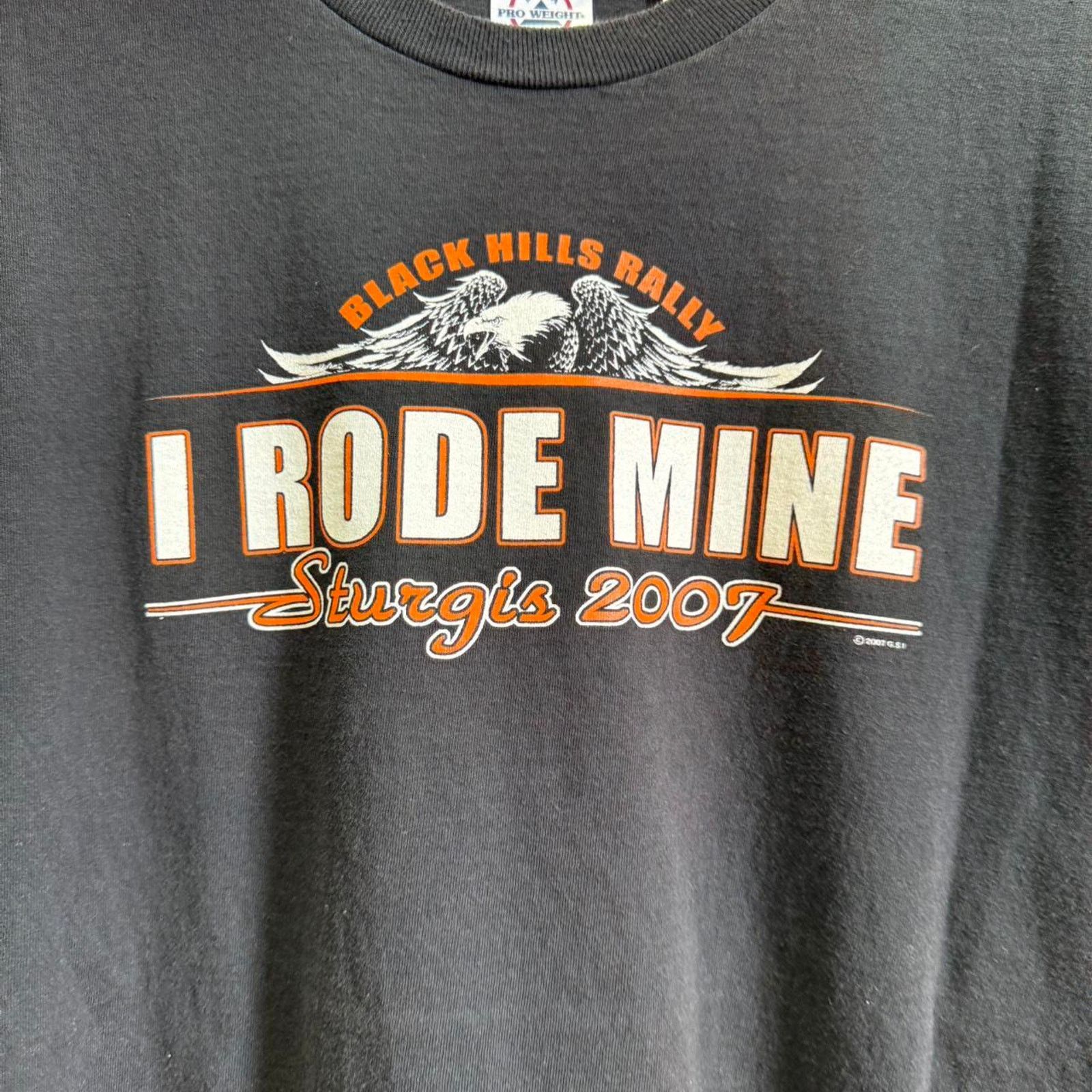 Vintage Vintage Y2K I Rode Mine Sturgis Black Hills Rally T-Shirt Size US L / EU 52-54 / 3 - 3 Thumbnail