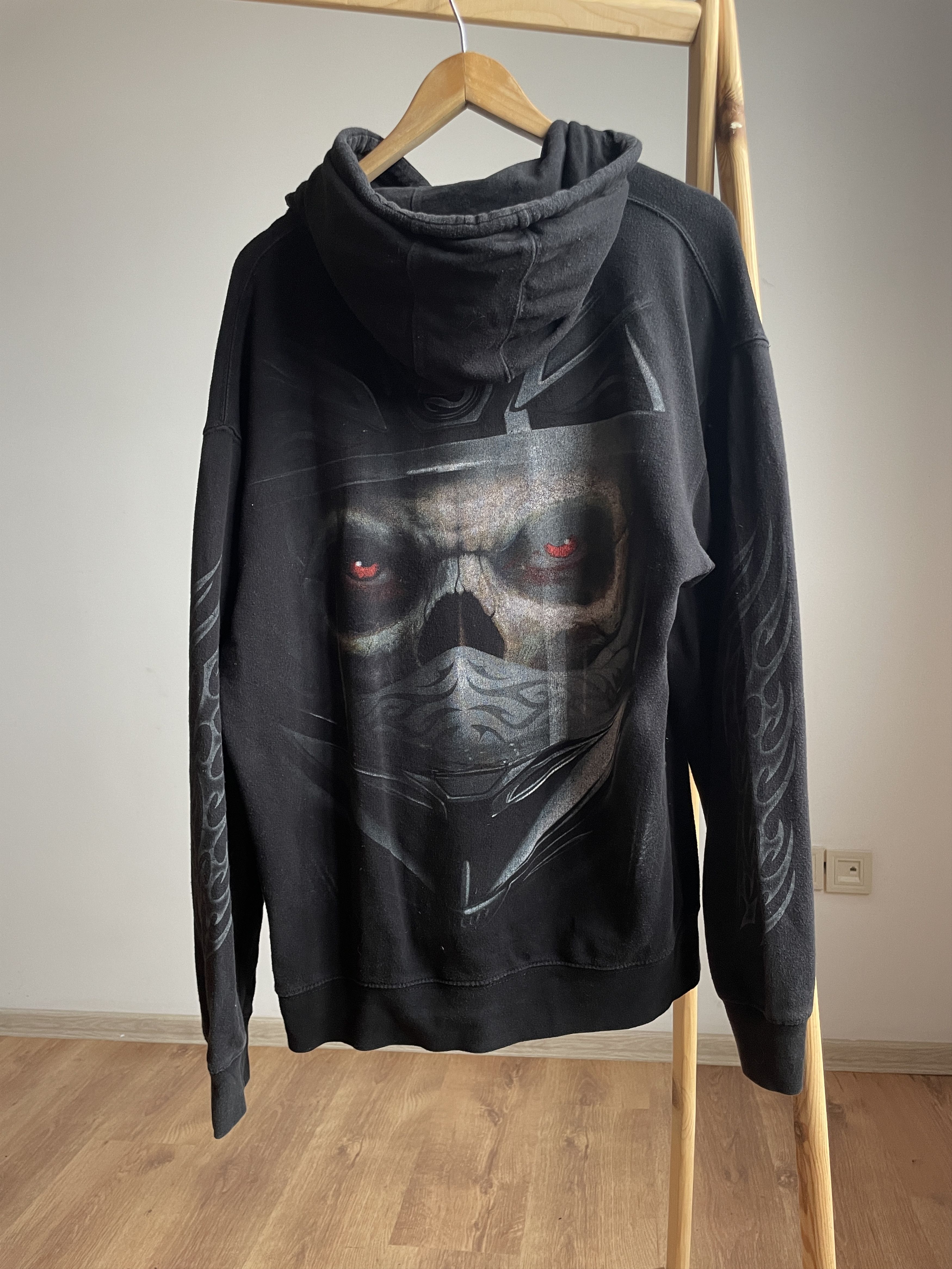 Vintage Vintage Skull Skeleton Hoodie Size XL Size US XL / EU 56 / 4 - 2 Thumbnail