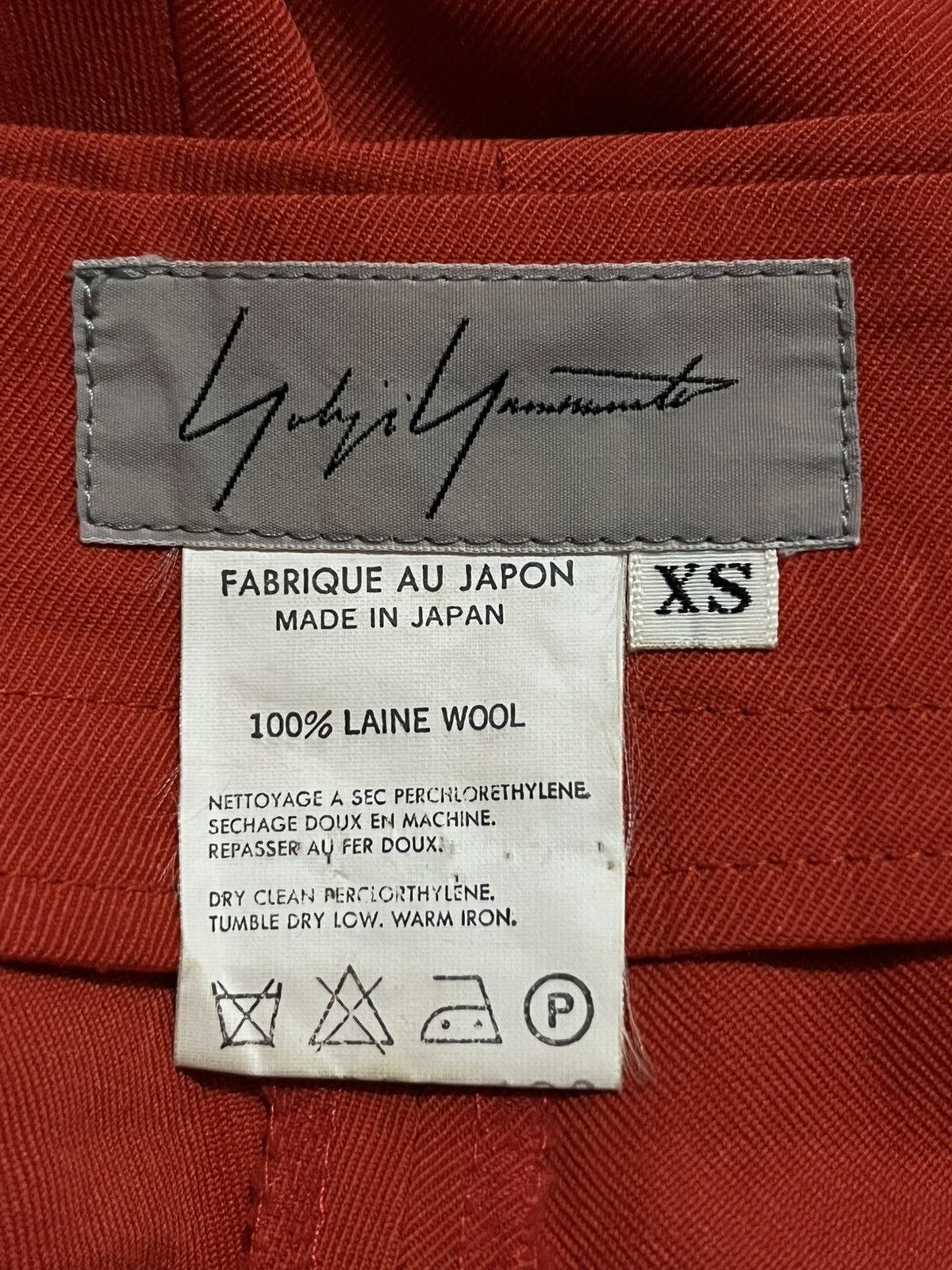 Yohji Yamamoto S/S 2005 YOHJI YAMAMOTO SPRING RUNWAY PANTS Size 28" / US 6 / IT 42 - 10 Thumbnail