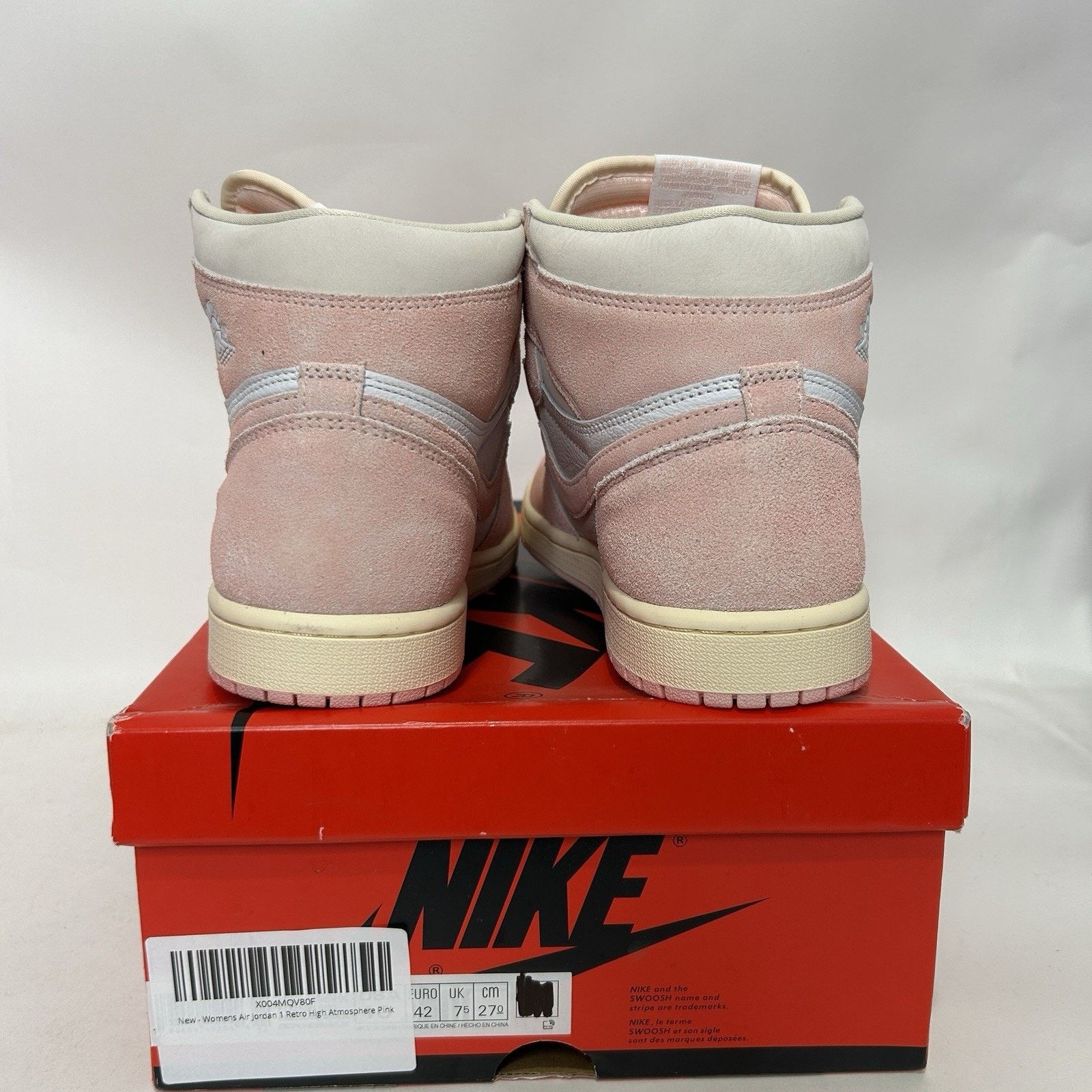Jordan Brand Nike Air Jordan 1 Retro High WMNS “Washed Pink” FD2596-600 Size US 10 / IT 40 - 4 Thumbnail