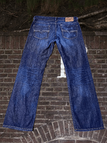 Diesel DIESEL🔥THRASHED DISTRESSED DENIM SWEATPANTS Size US 34 / EU 50 - 1 Thumbnail