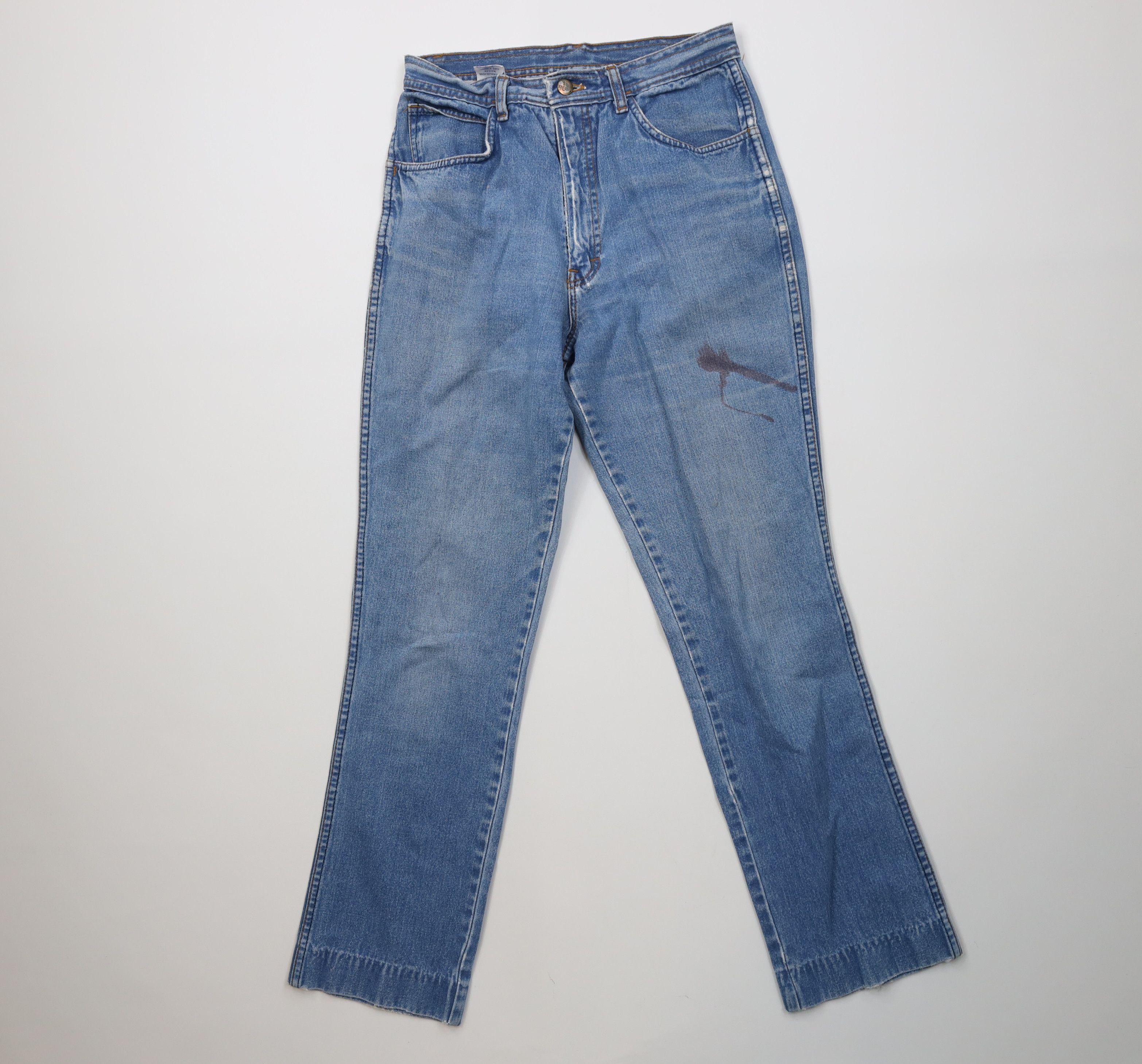 Vintage Vintage 90s Streetwear Straight Leg Denim Jeans Blue Cotton Size 34" / US 12 / IT 48 - 1 Thumbnail