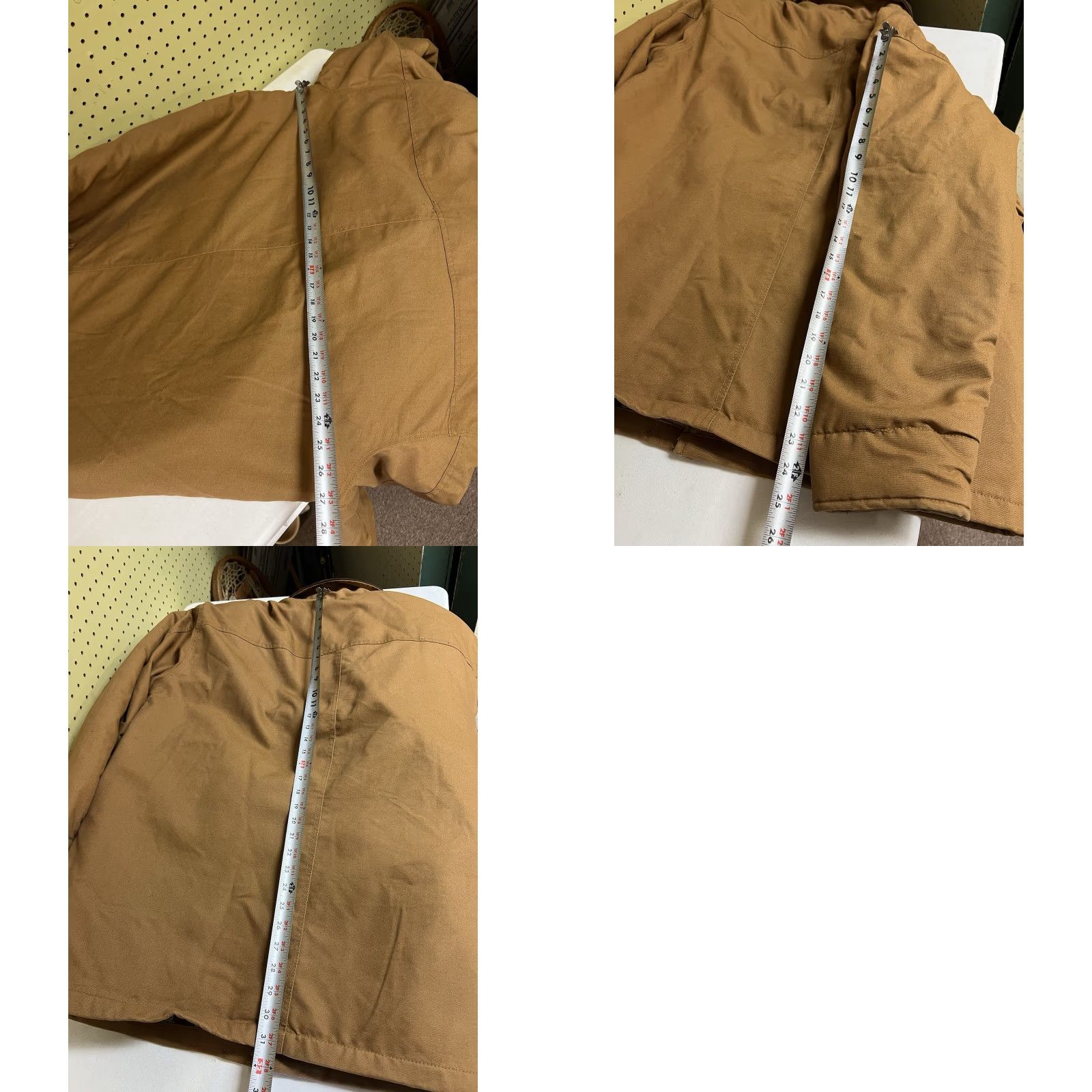 Wrangler Wrangler Coat Workwear Hooded 2XL Men Tan Khaki Jacket Coat Zip Polyester Regular Size XL? 2XL? Size US XXL / EU 58 / 5 - 8 Thumbnail