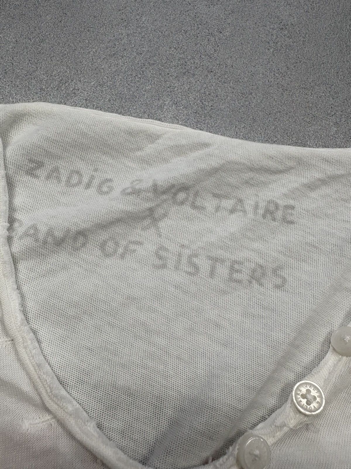Zadig & Voltaire Zadig & Voltaire Band of Sisters Rhinestone Longsleeve XS Size XS / US 0-2 / IT 36-38 - 21 Thumbnail