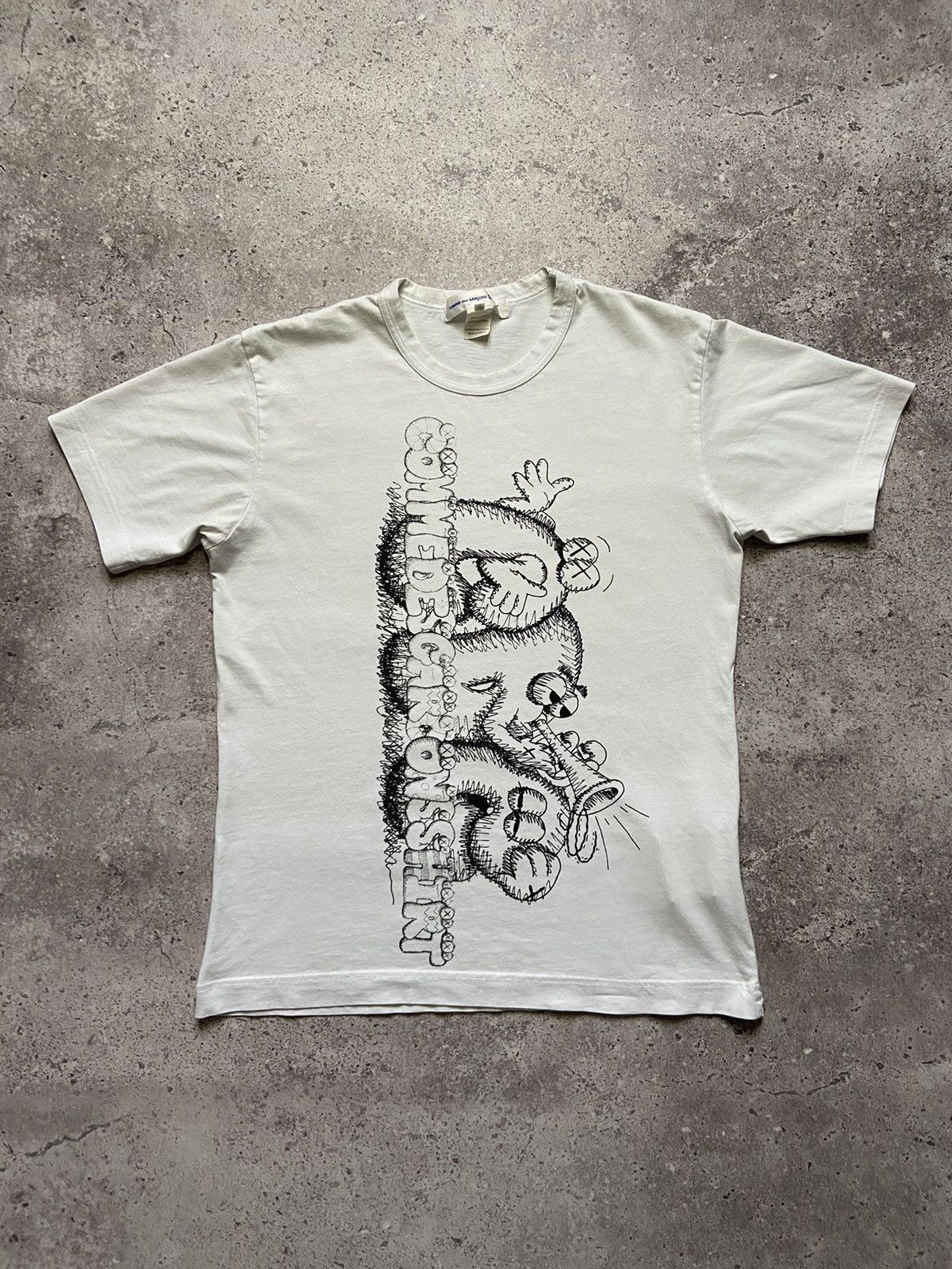 Comme des Garcons 2000ss CDG Shirt Silver Scale logo t shirt | Grailed