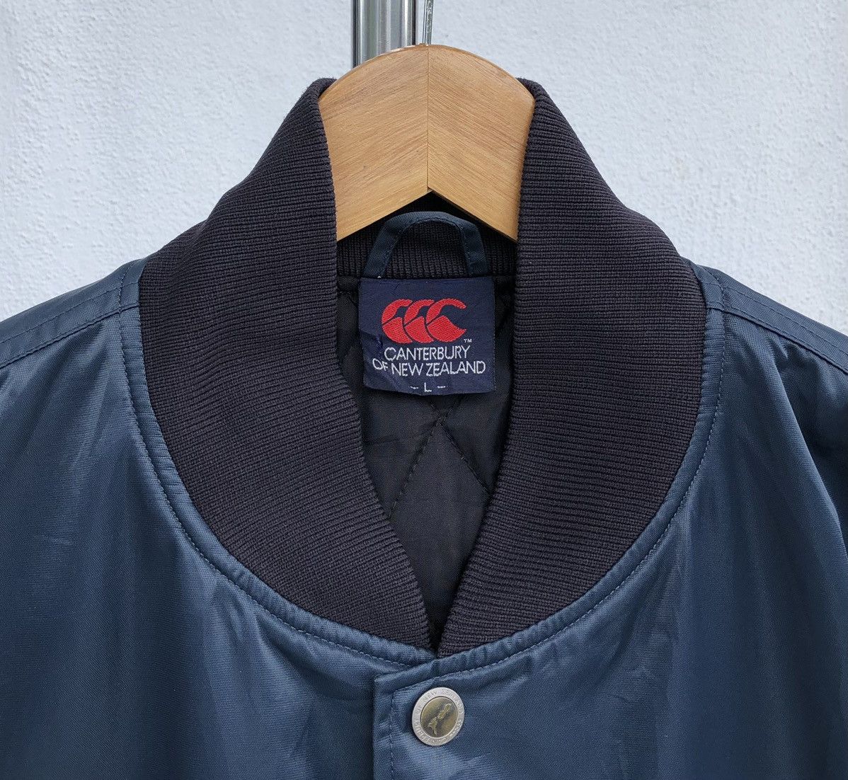 Canterbury of New Zealand VTG Canterburry New Zealand Embroidery Logo Varsity Jacket Size US L / EU 52-54 / 3 - 15 Thumbnail