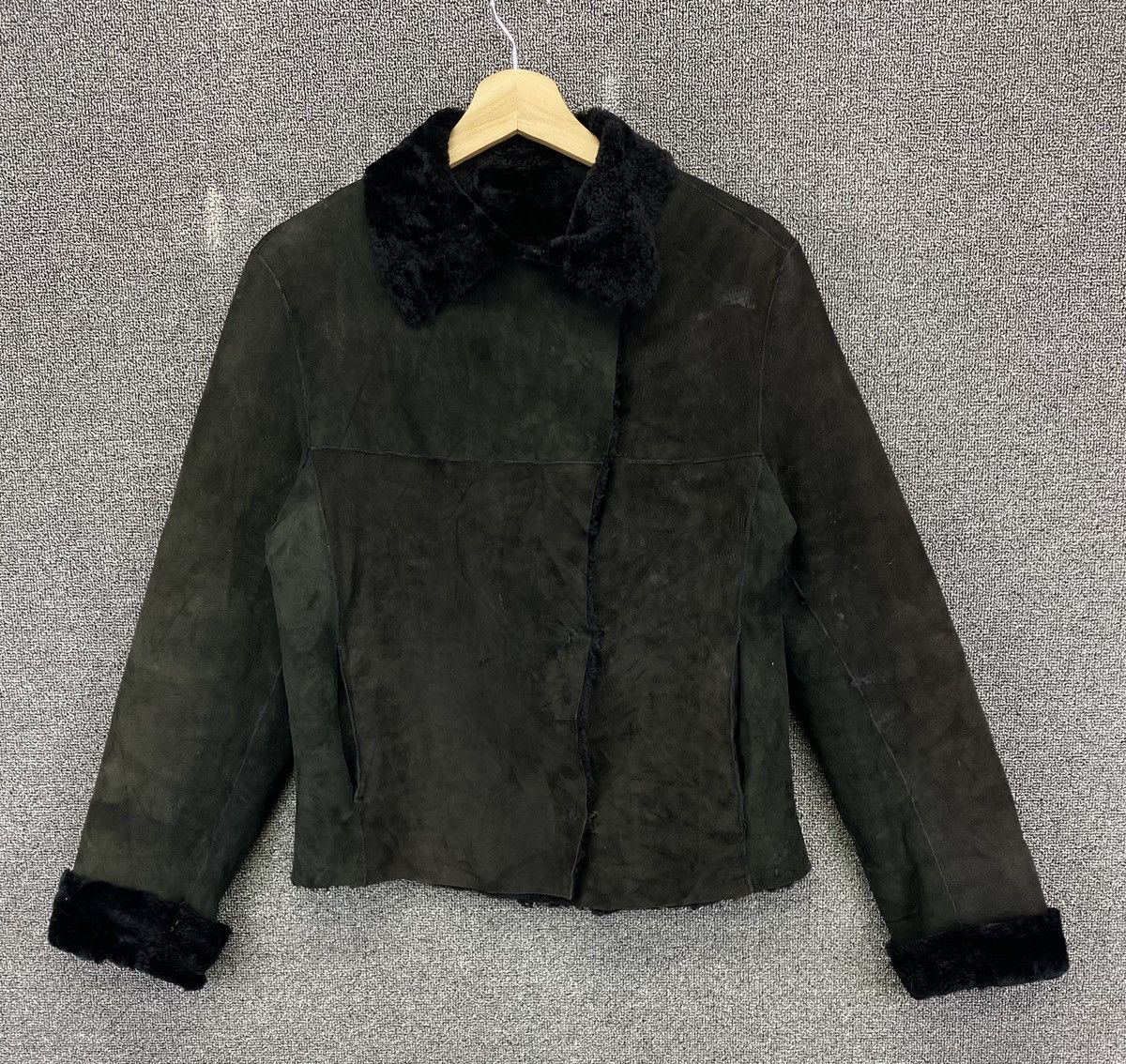 Joseph Vintage Joseph Faux Fur Lamb Skin Leather Jacket Size M / US 6-8 / IT 42-44 - 1 Thumbnail