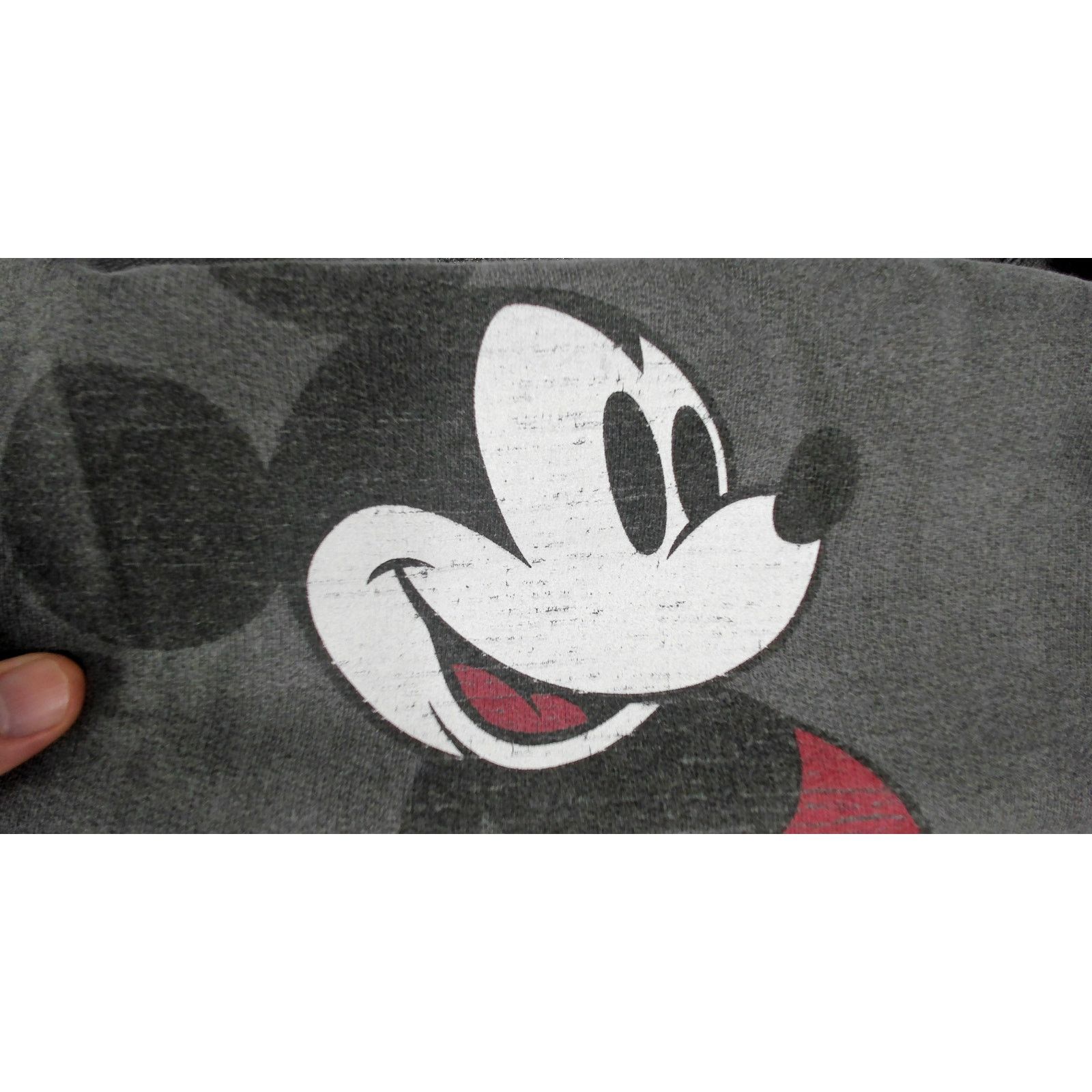 Disney Y2K Disney Faded Boxy Drop-Shoulder Mickey Mouse Sweatshirt Size US L / EU 52-54 / 3 - 8 Thumbnail