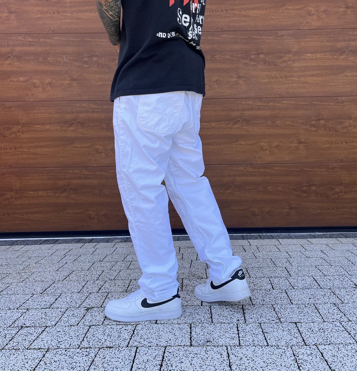 Carhartt × Carhartt Wip × Vintage Vintage Carhartt Double Knee Pants Baggy Denim White Y2K Size US 32 / EU 48 - 3 Thumbnail