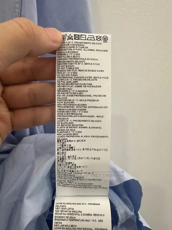 Maison Margiela Maison Margiela Blue Cotton Women's Dress . Size S / US 4 / IT 40 - 6 Thumbnail