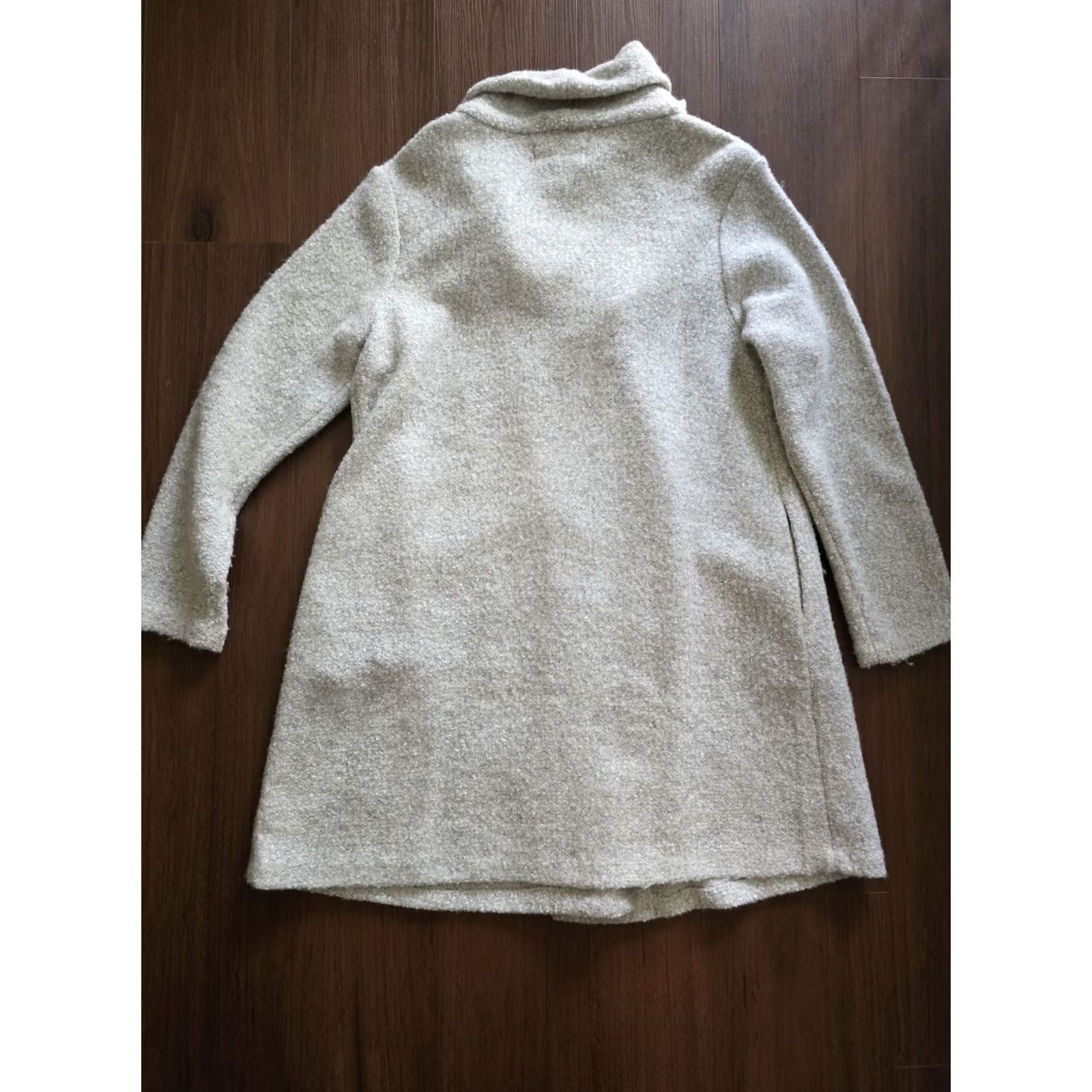 Vintage Max Studio Gray Wool Blend Cowl Neck Wrap Coat XL Women Size XL / US 12-14 / IT 48-50 - 6 Thumbnail