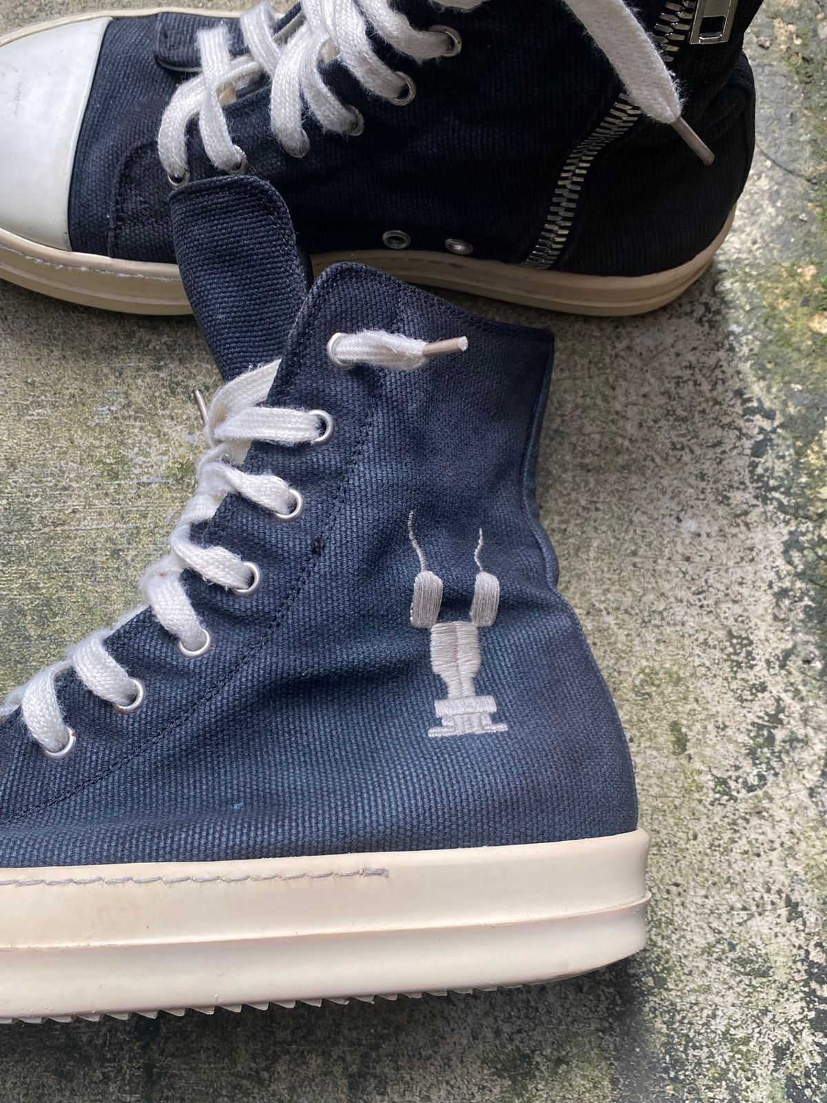 Rick Owens rick owens drkshdw ramones high Size US 7 / EU 40 - 5 Thumbnail