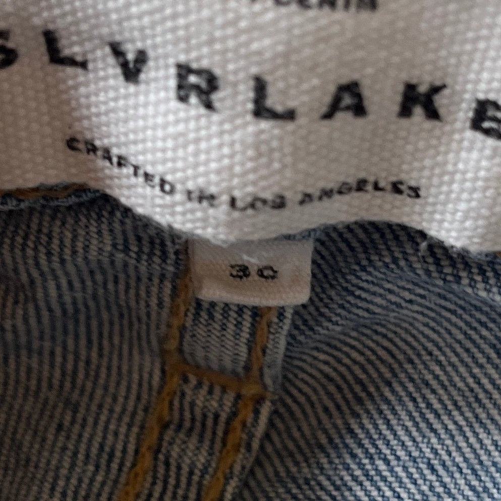SLVRLAKE SLVRLAKE | Medium Wash Mid Rise Kick Flare Scarlett Jeans Size 30" / US 8 / IT 44 - 7 Thumbnail