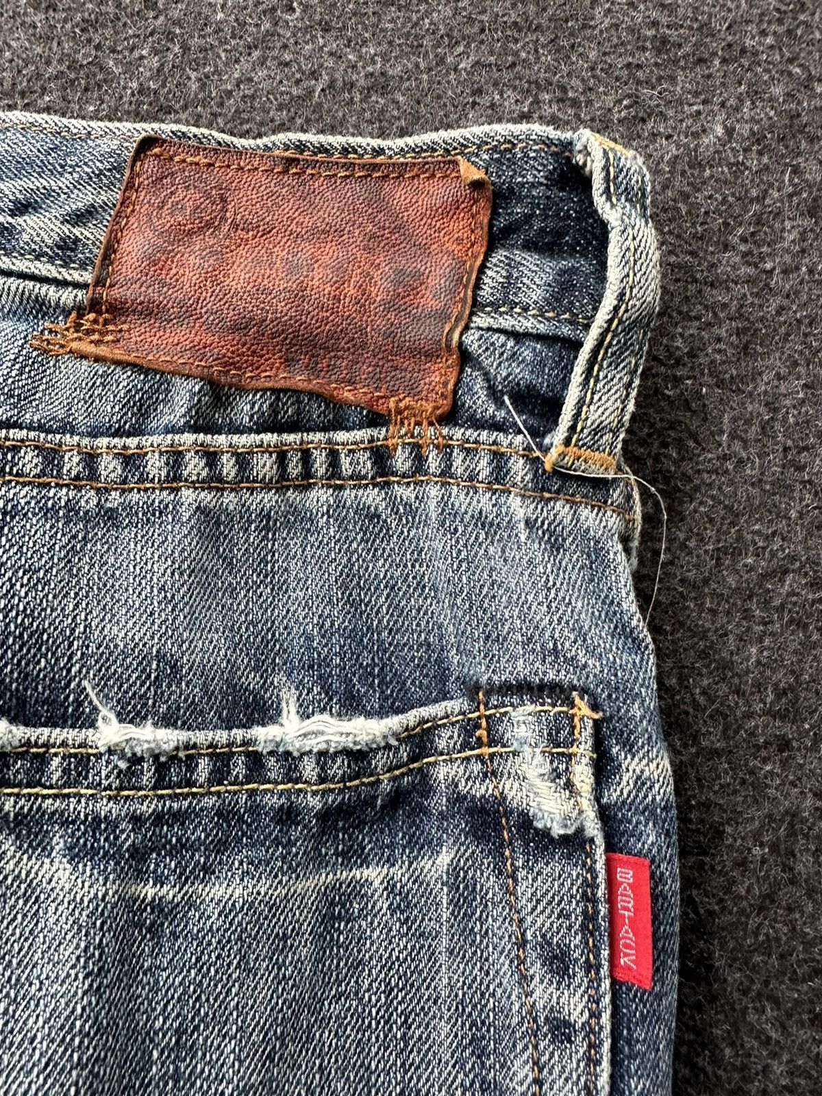 Japanese Brand Vintage Bartack Work Punk Denim W32 D257 Size US 32 / EU 48 - 8 Thumbnail