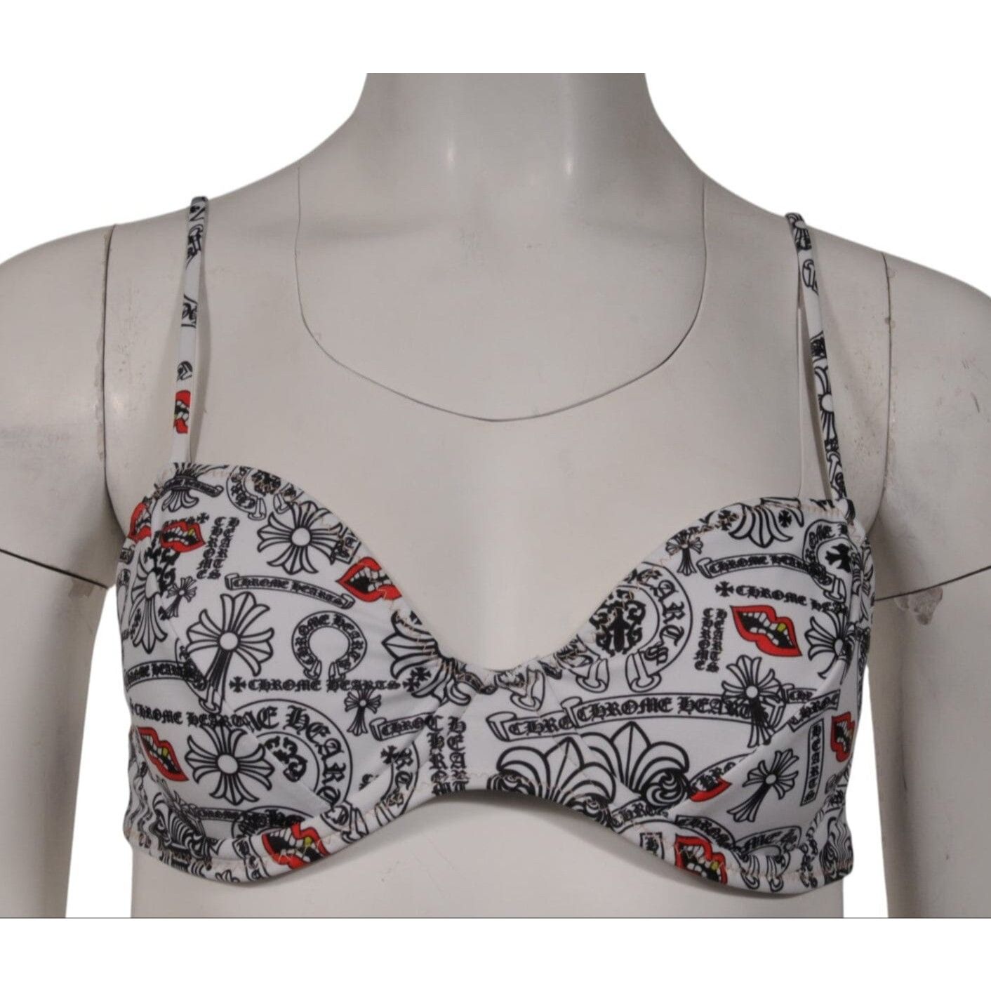 Chrome Hearts Chrome Hearts Dipped in Blue Matty Boy Bikini Top White Blac Size S / US 4 / IT 40 - 10 Thumbnail