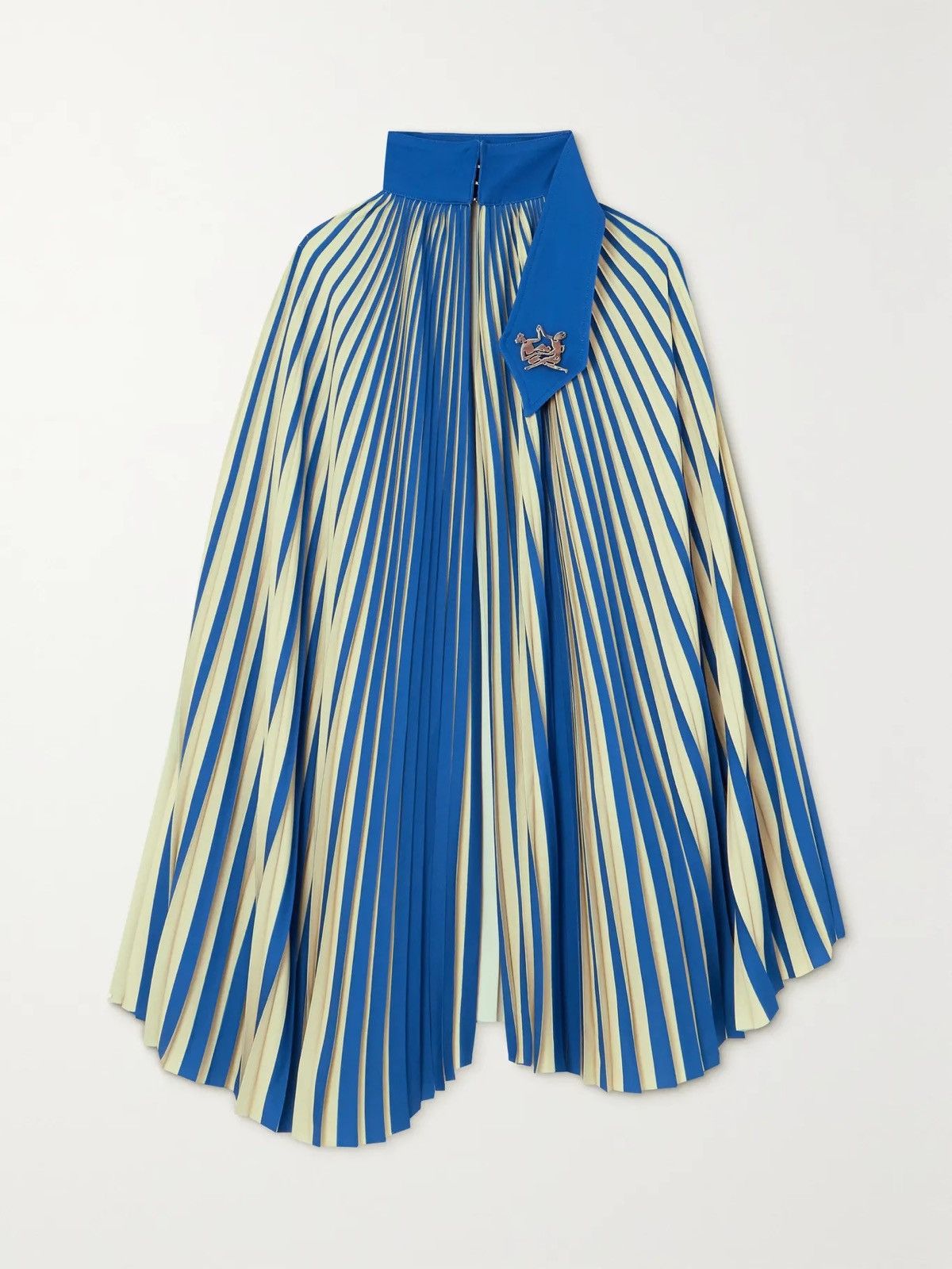 Thebe Magugu Thebe Magugu Pleated Woven Cape Size L / US 10 / IT 46 - 1 Thumbnail