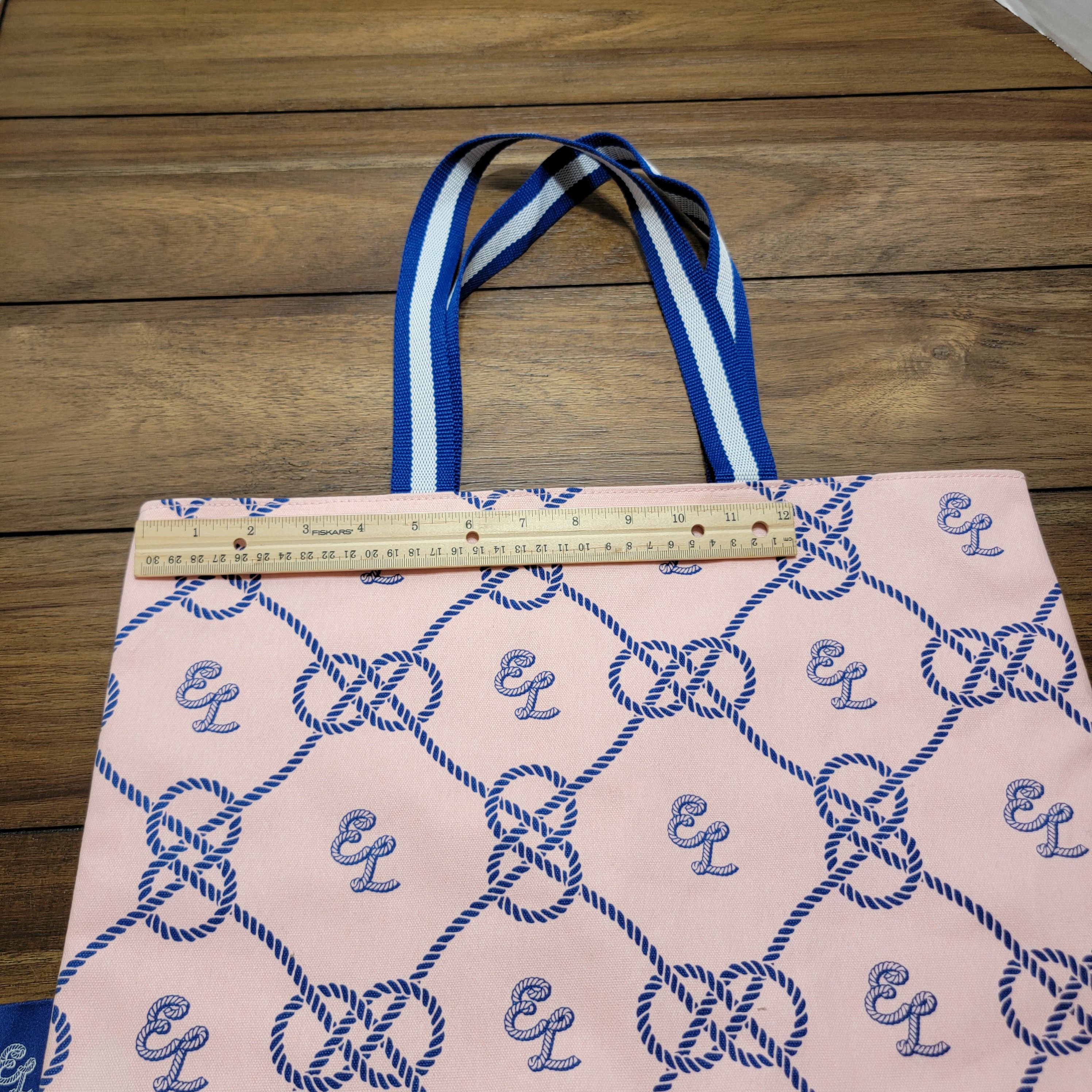 Other Estee Lauder Tote / Bag EL Logo Nautical w/ Double Handle Size ONE SIZE - 7 Thumbnail