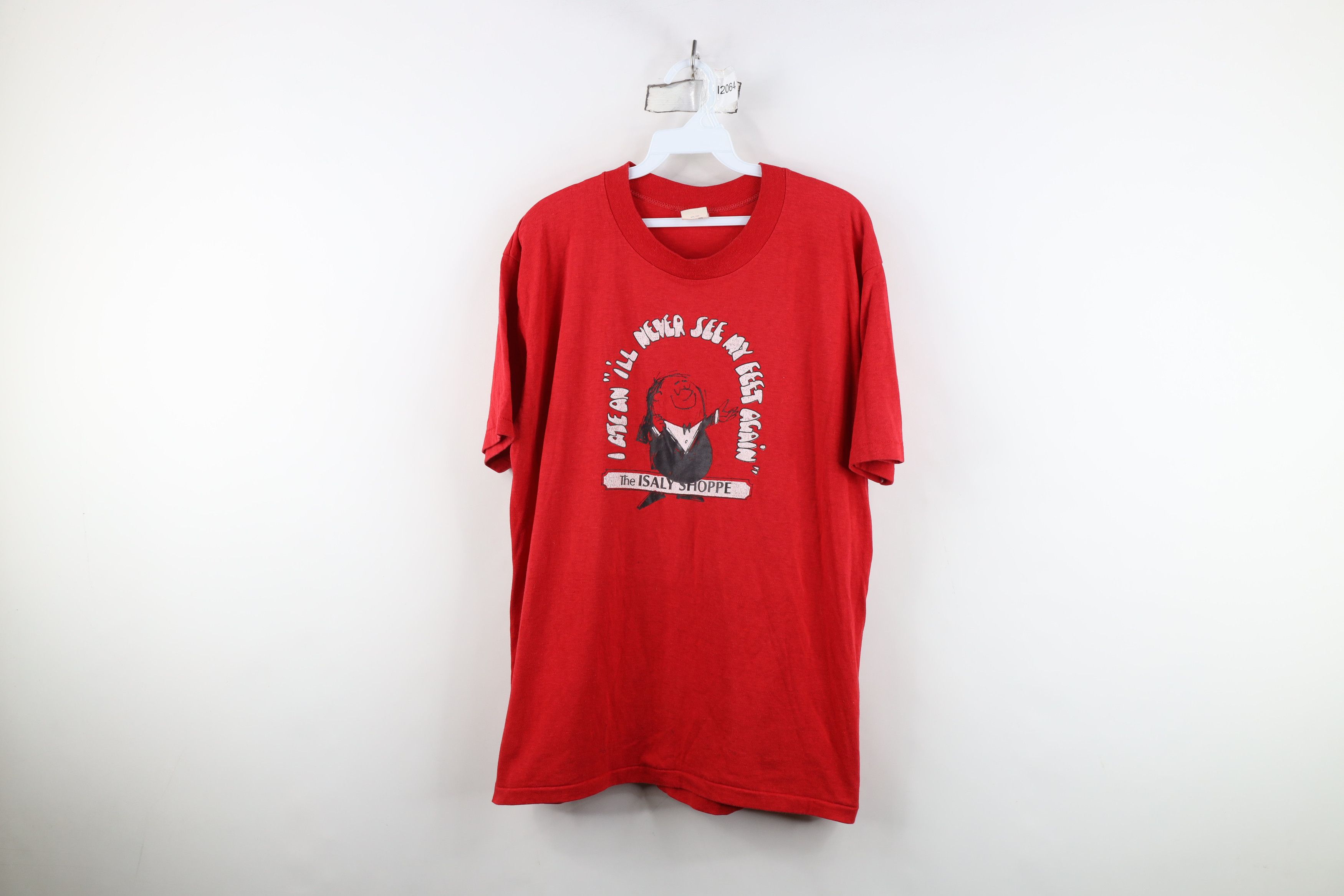 Vintage Vintage 70s Streetwear Shoppe Restaurant Ice Cream T-Shirt Size US XL / EU 56 / 4 - 1 Thumbnail