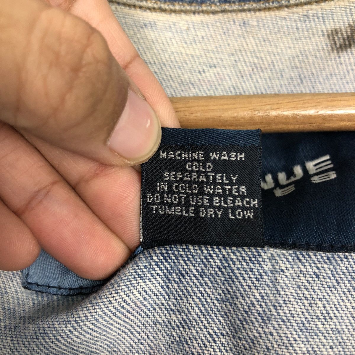 Japanese Brand 📌Vintage Biker Denim Jacket Avenue Blues Issey Miyake Size US M / EU 48-50 / 2 - 19 Thumbnail