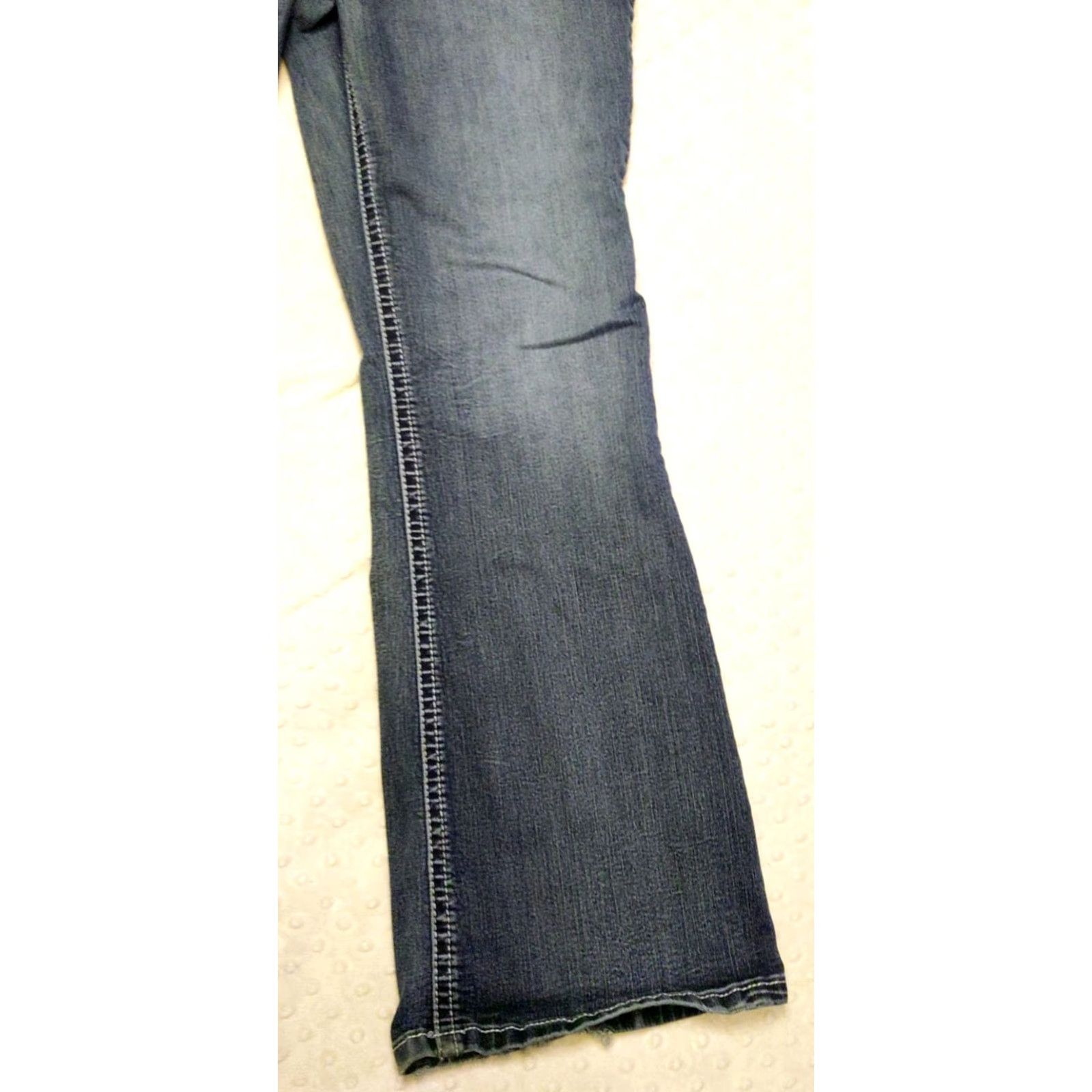 Denime Love Indigo Denim Jeans 16 Bootcut 5-Pocket Regular Rise Mid Blue Women's 31 Inseam XS? Size 25" / US 0 / IT 36 - 2 Thumbnail