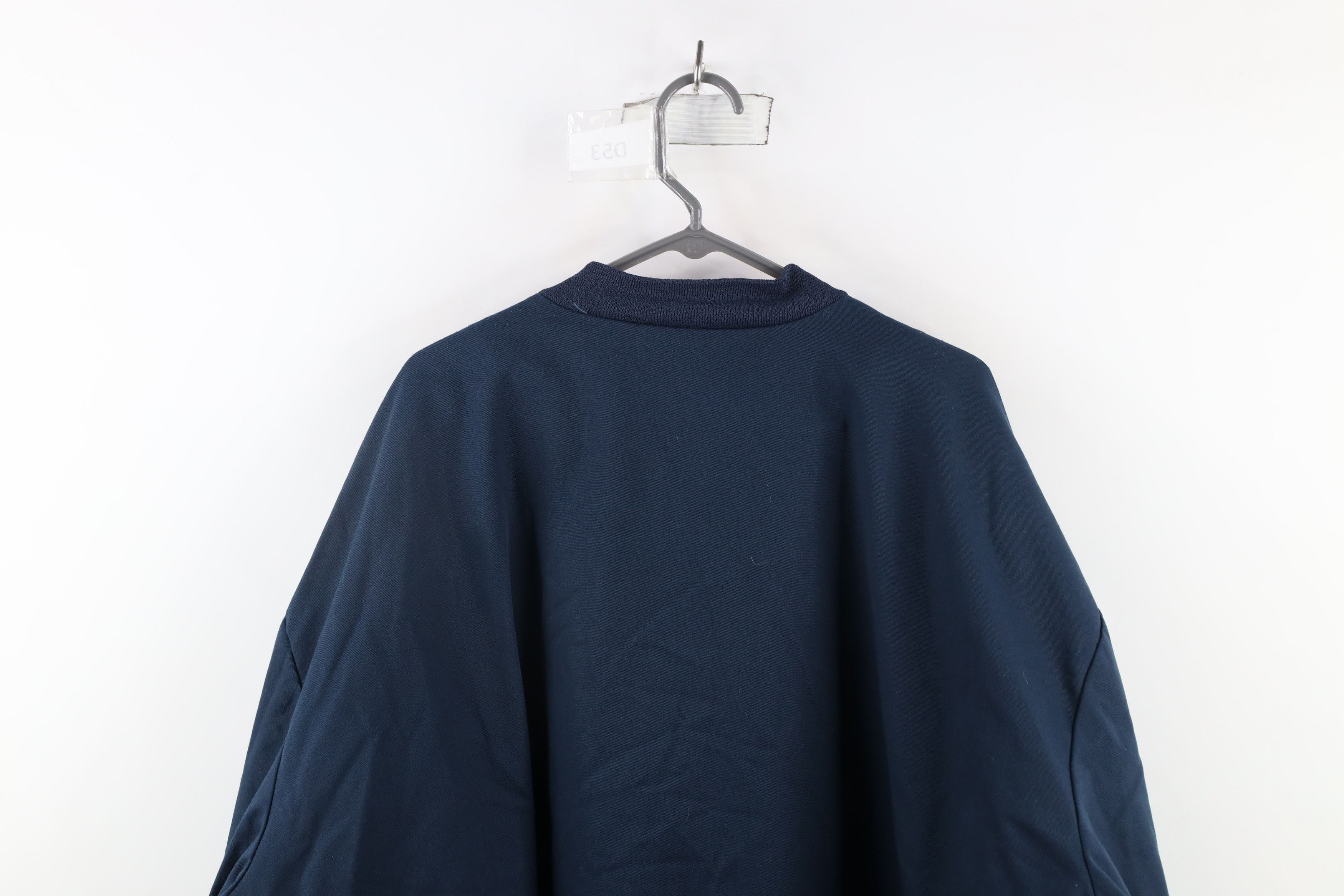 Vintage Vintage 90s Streetwear Workwear Mechanic Bomber Jacket Blue Size US XXL / EU 58 / 5 - 12 Thumbnail