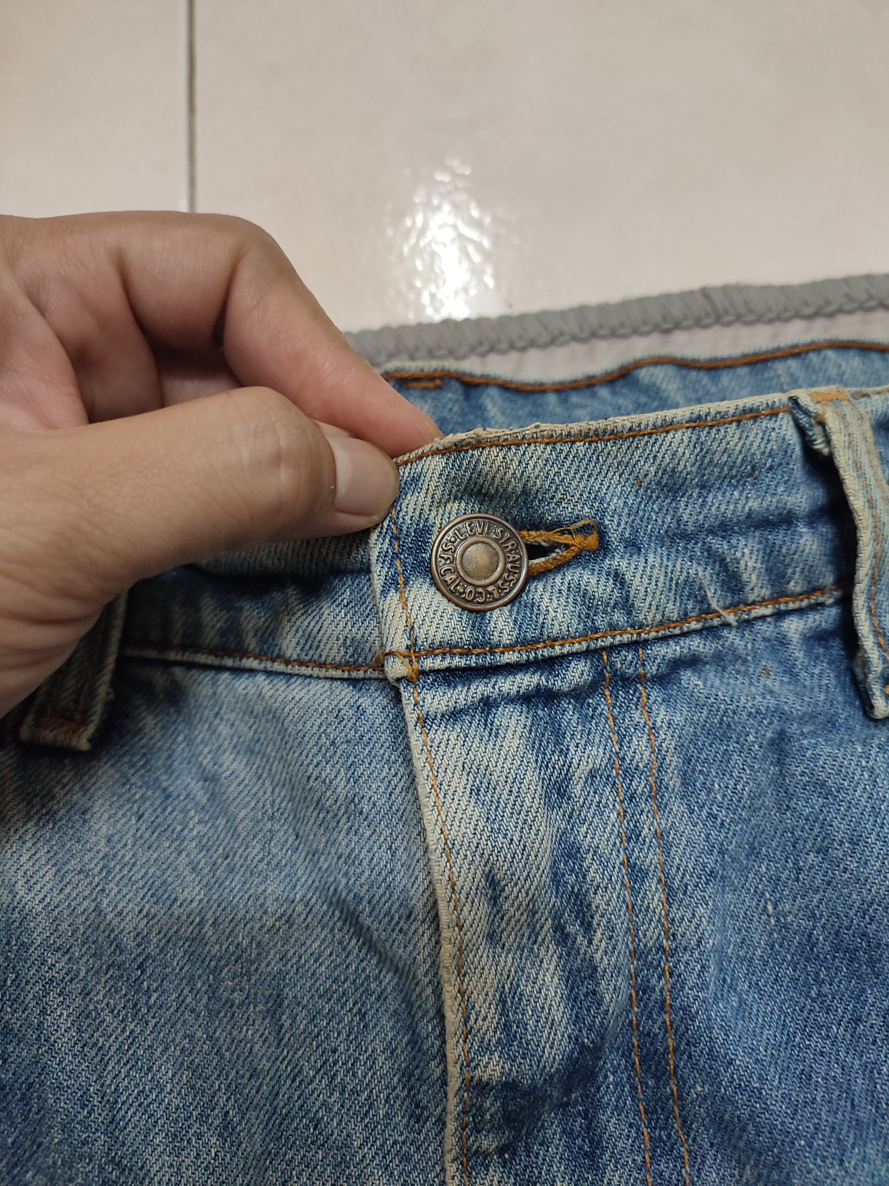 Levi's 90s Levi's Button 501 Distressed Denim Size US 36 / EU 52 - 9 Thumbnail