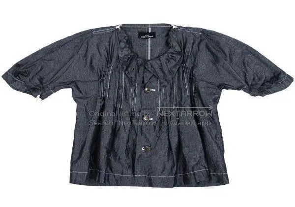 Comme des Garcons COMME des GARCONS Dark Vintage Denim Top. Size US M / EU 48-50 / 2 - 2 Thumbnail