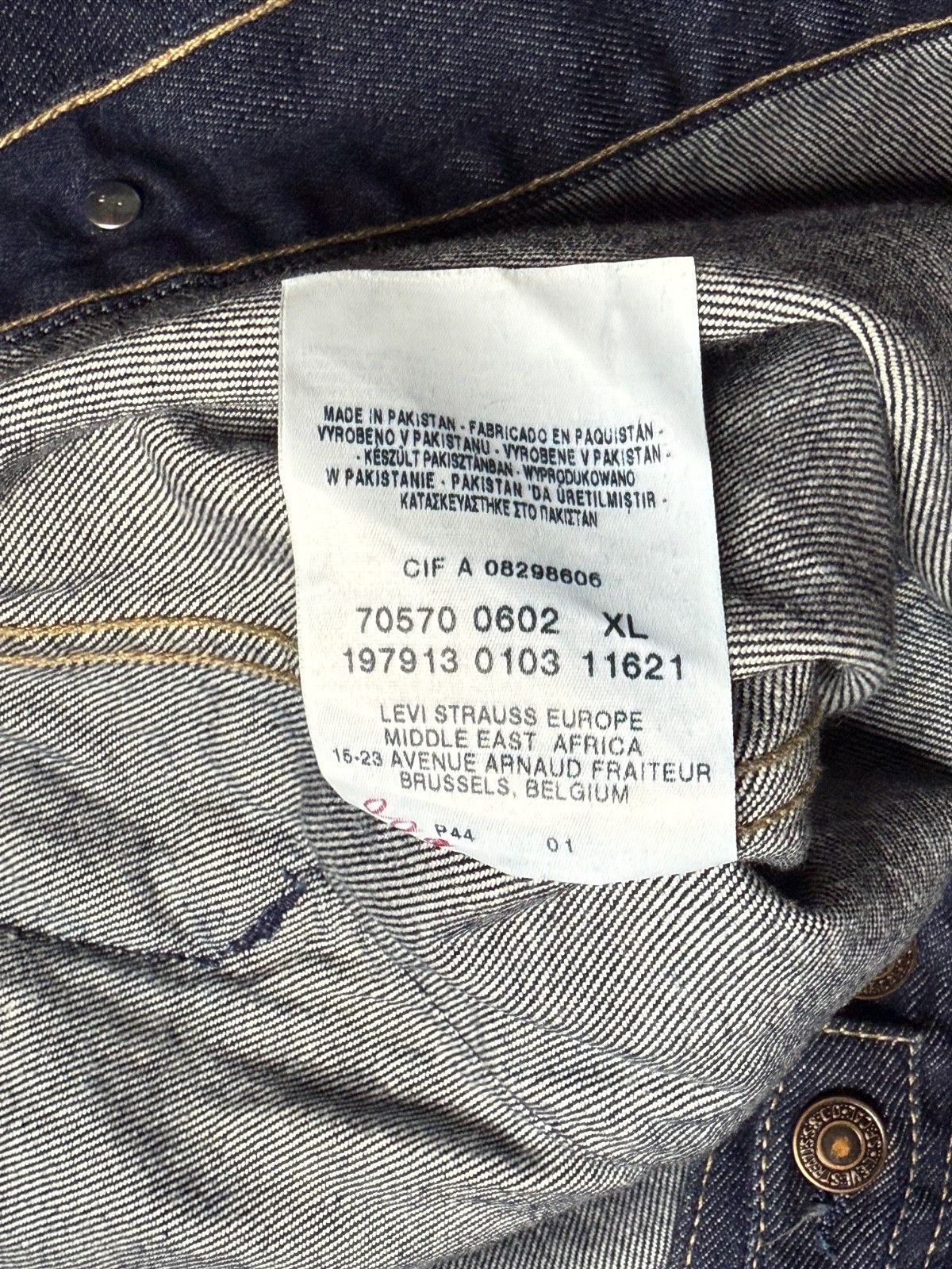 Levi's Levi's men's denim jacket XL Size US XL / EU 56 / 4 - 8 Thumbnail