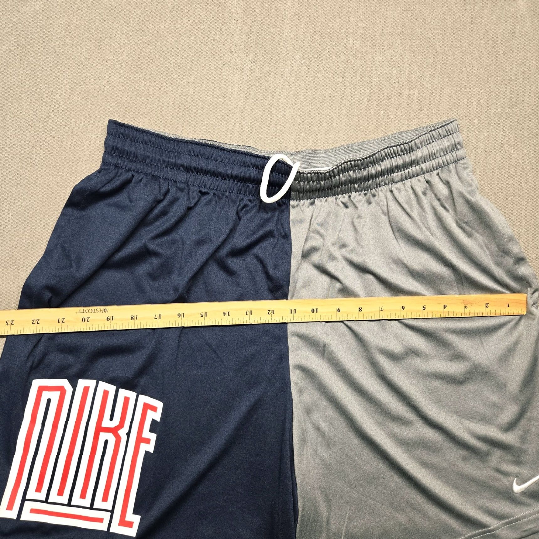 Nike Nike Shorts Mens 36 Multicolor Colorblock Athletic Drawstring Pockets 10 In Size US 36 / EU 52 - 6 Thumbnail