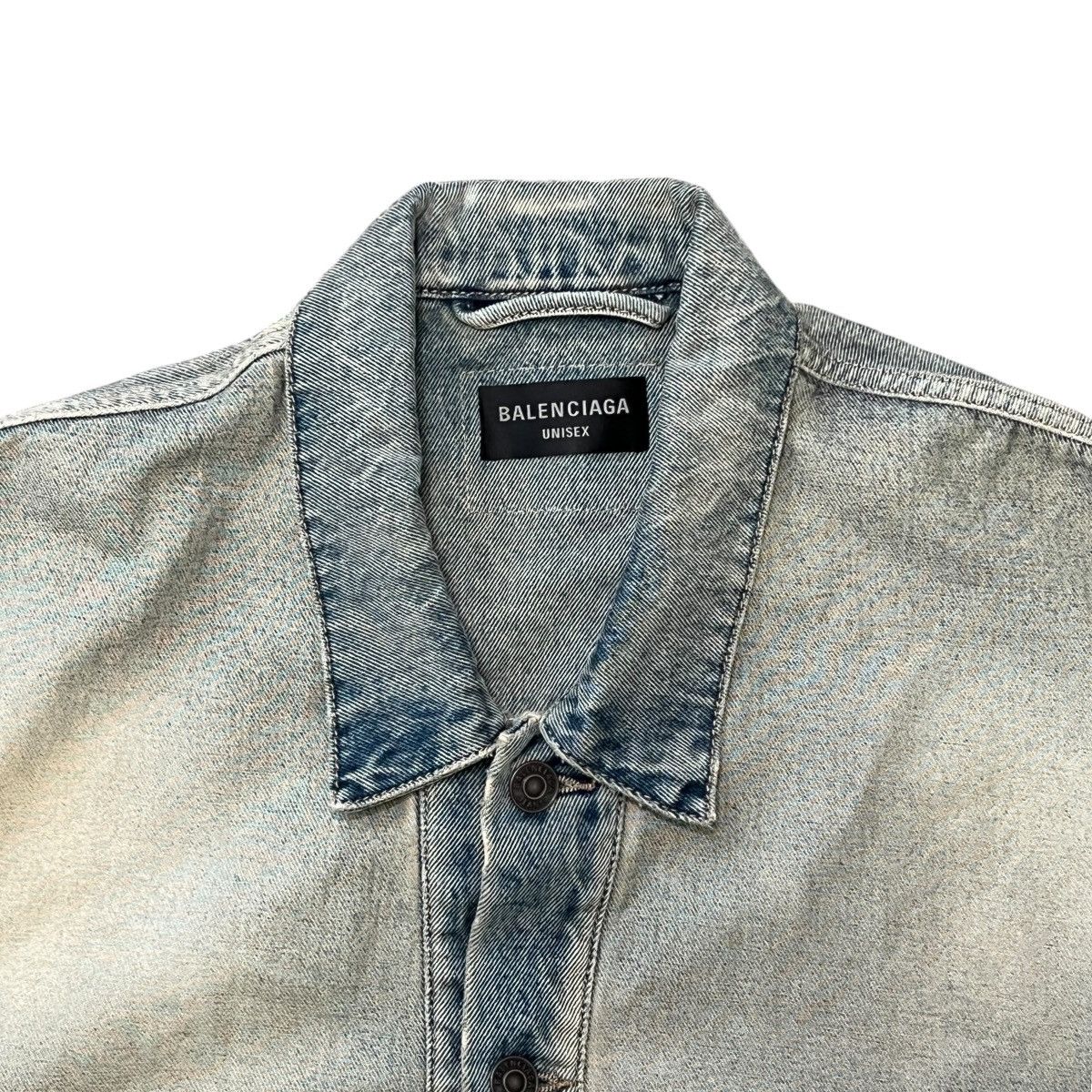 Balenciaga BALENCIAGA 2024SS Inside-out Oversized Denim Jacket Size US XS / EU 42 / 0 - 2 Thumbnail