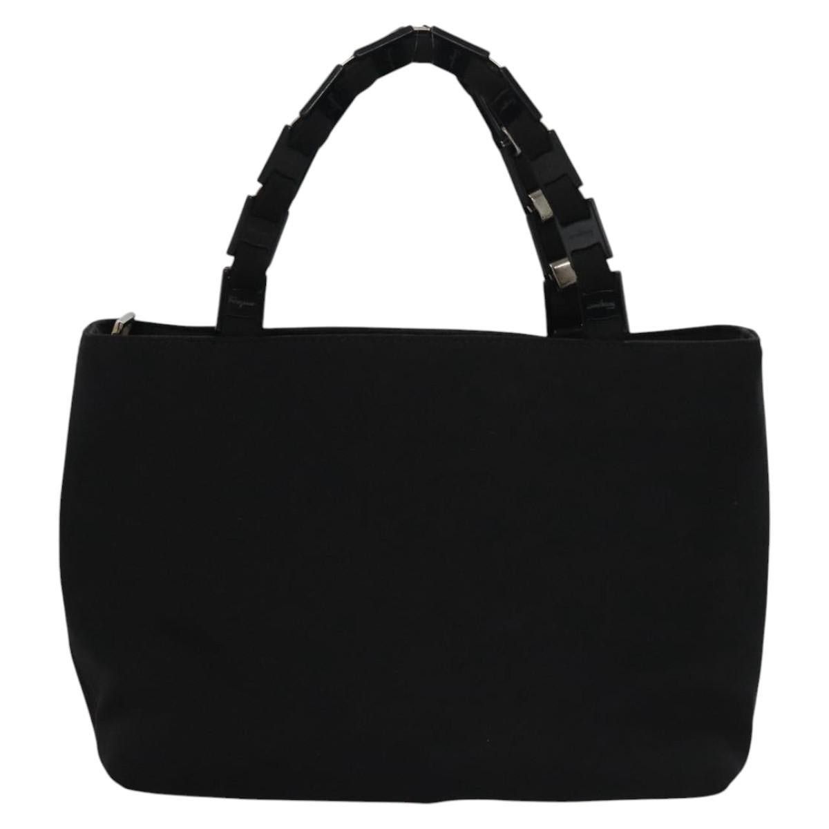 Salvatore Ferragamo Salvatore Ferragamo Hand Bag Nylon Black Size ONE SIZE - 13 Thumbnail