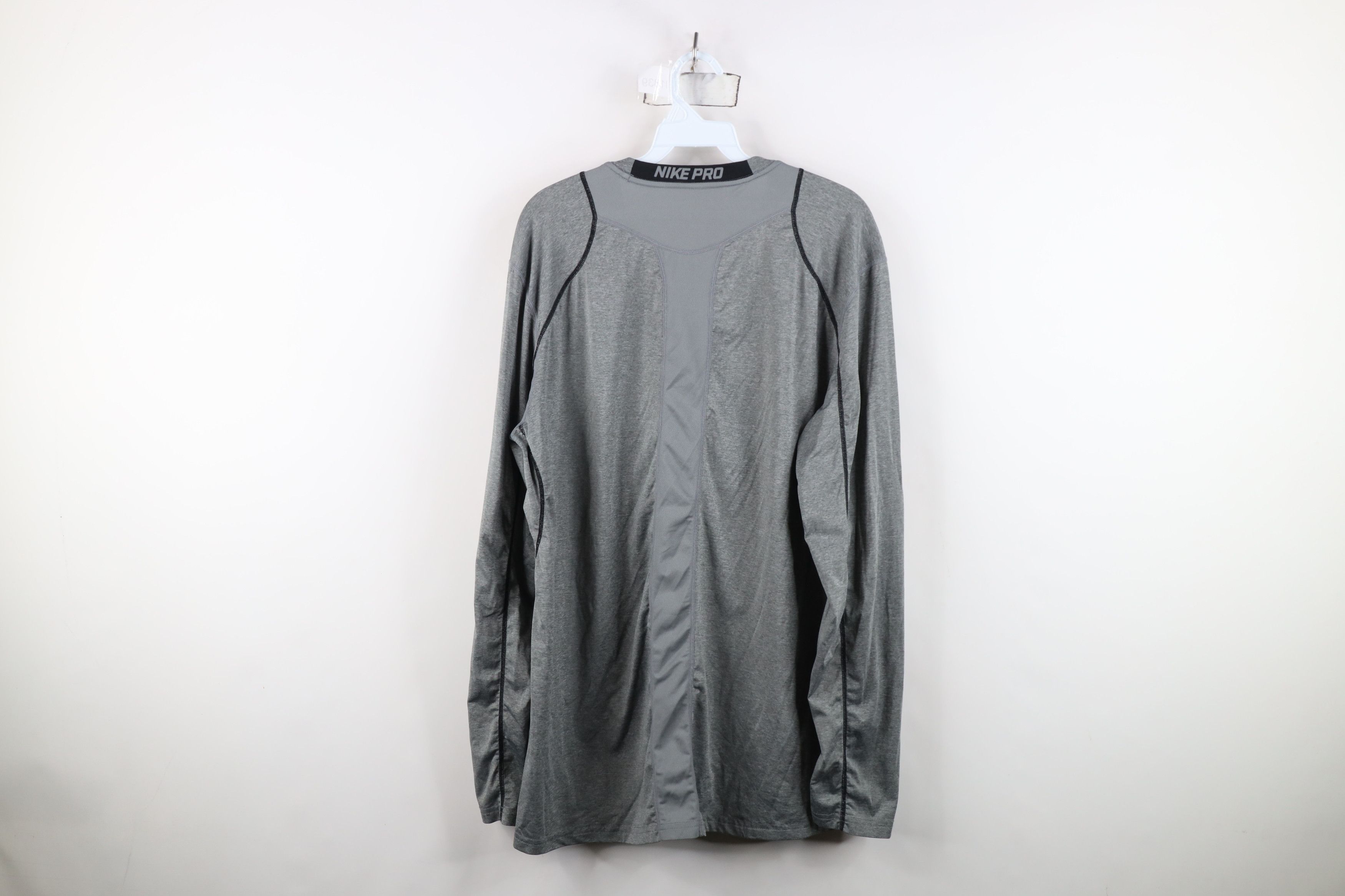 Nike Nike Pro Compression Long Sleeve Training Gym T-Shirt Gray Size US XL / EU 56 / 4 - 12 Thumbnail