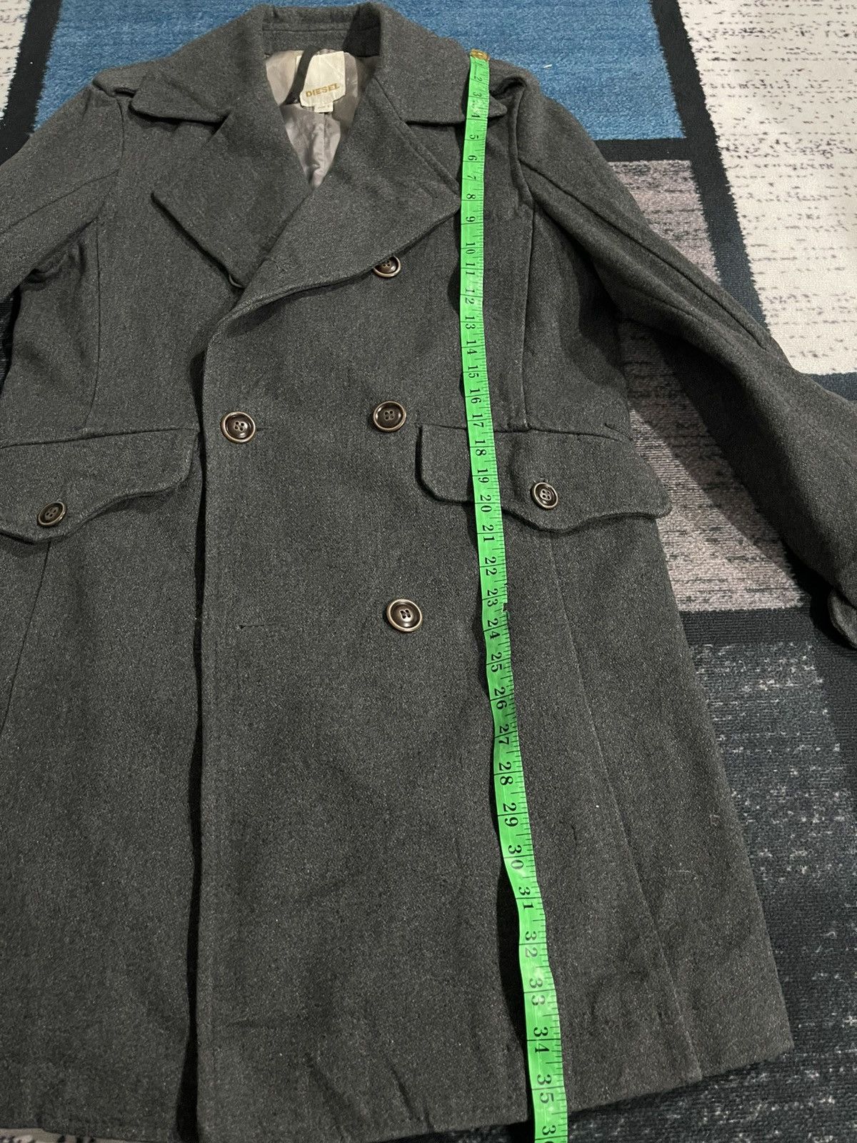 Diesel Vintage Diesel Long Coat Jacket Size US M / EU 48-50 / 2 - 19 Thumbnail