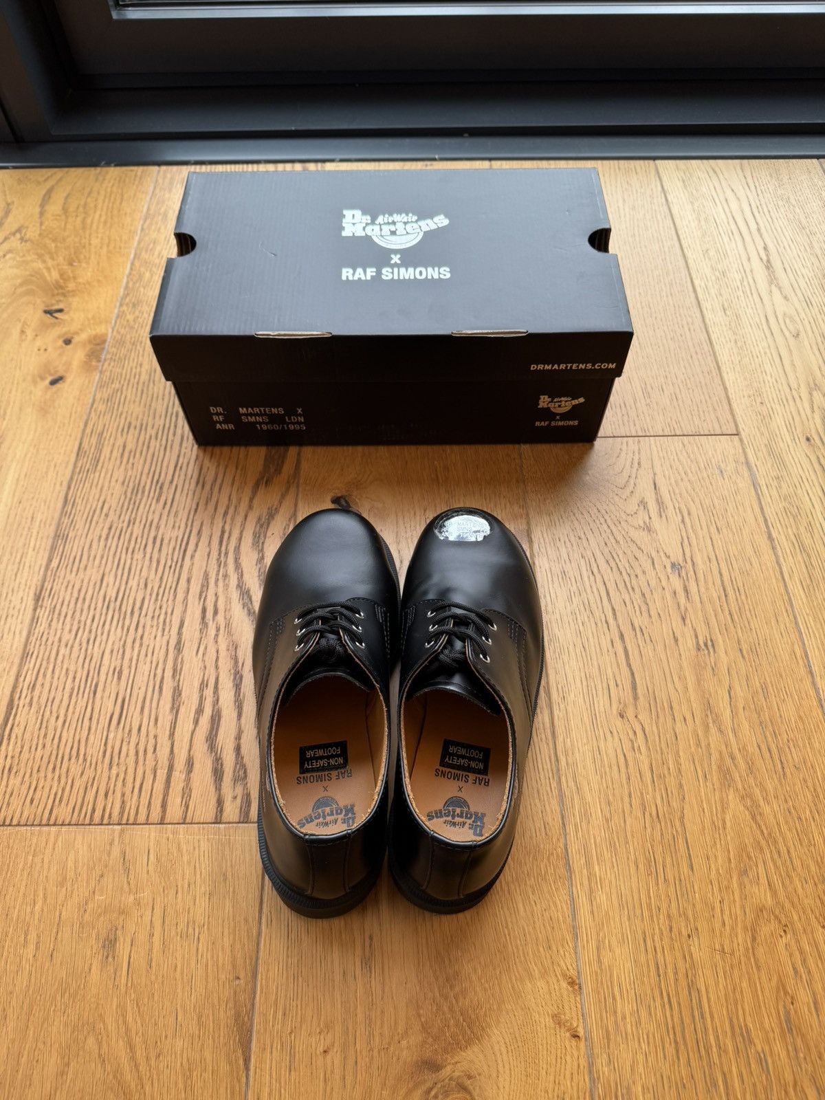 Raf Simons Raf Simons Dr Martens Asymmetric cut out steel toe derby Size US 7 / IT 37 - 4 Thumbnail