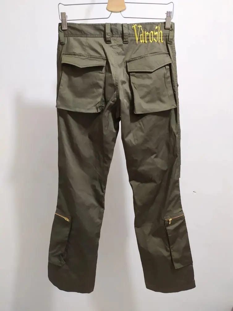 Japanese Brand VAROSH Japan Multi Pocket CargoTactical Utility olive Pants Size US 28 / EU 44 - 7 Thumbnail