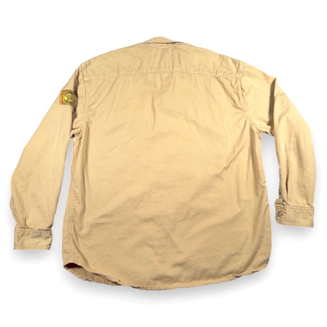 Vintage VINTAGE Green Box Safari Shirt Adult LARGE Brown Military Field Utility Outdoor USA 80s Size US L / EU 52-54 / 3 - 2 Thumbnail