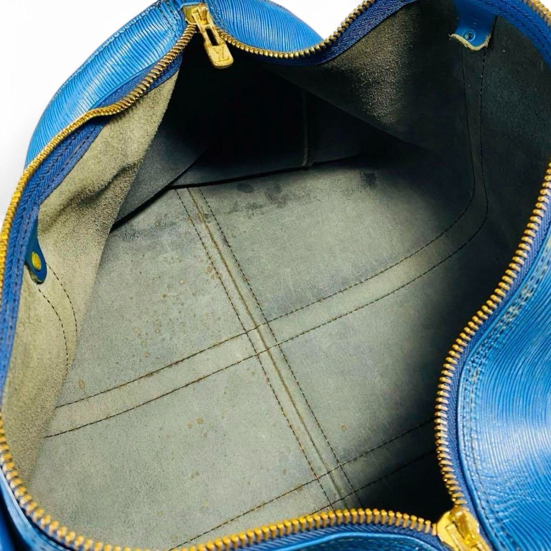 Louis Vuitton Louis Vuitton - Keepall 50 Epi Leather Blue Vintage Size ONE SIZE - 10 Thumbnail