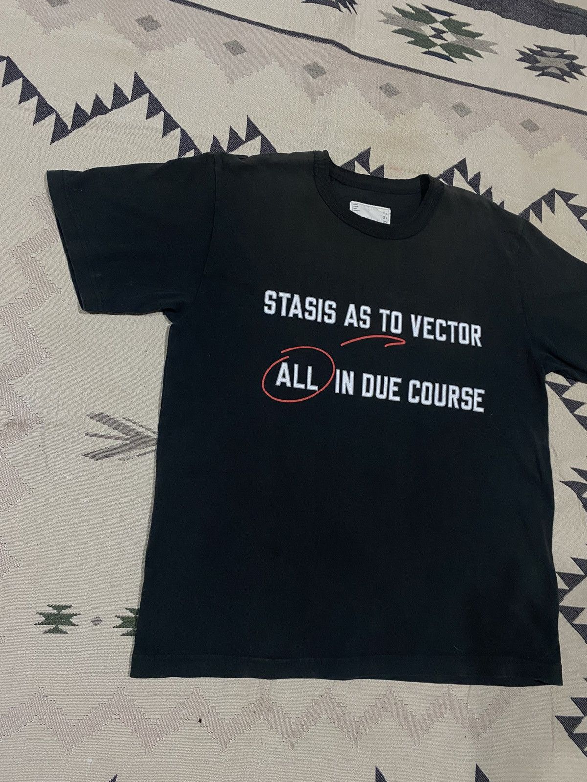 Sacai SS18 SACAI X LAWRENCE WEINER SPELLOUT TSHIRT Size US L / EU 52-54 / 3 - 3 Thumbnail