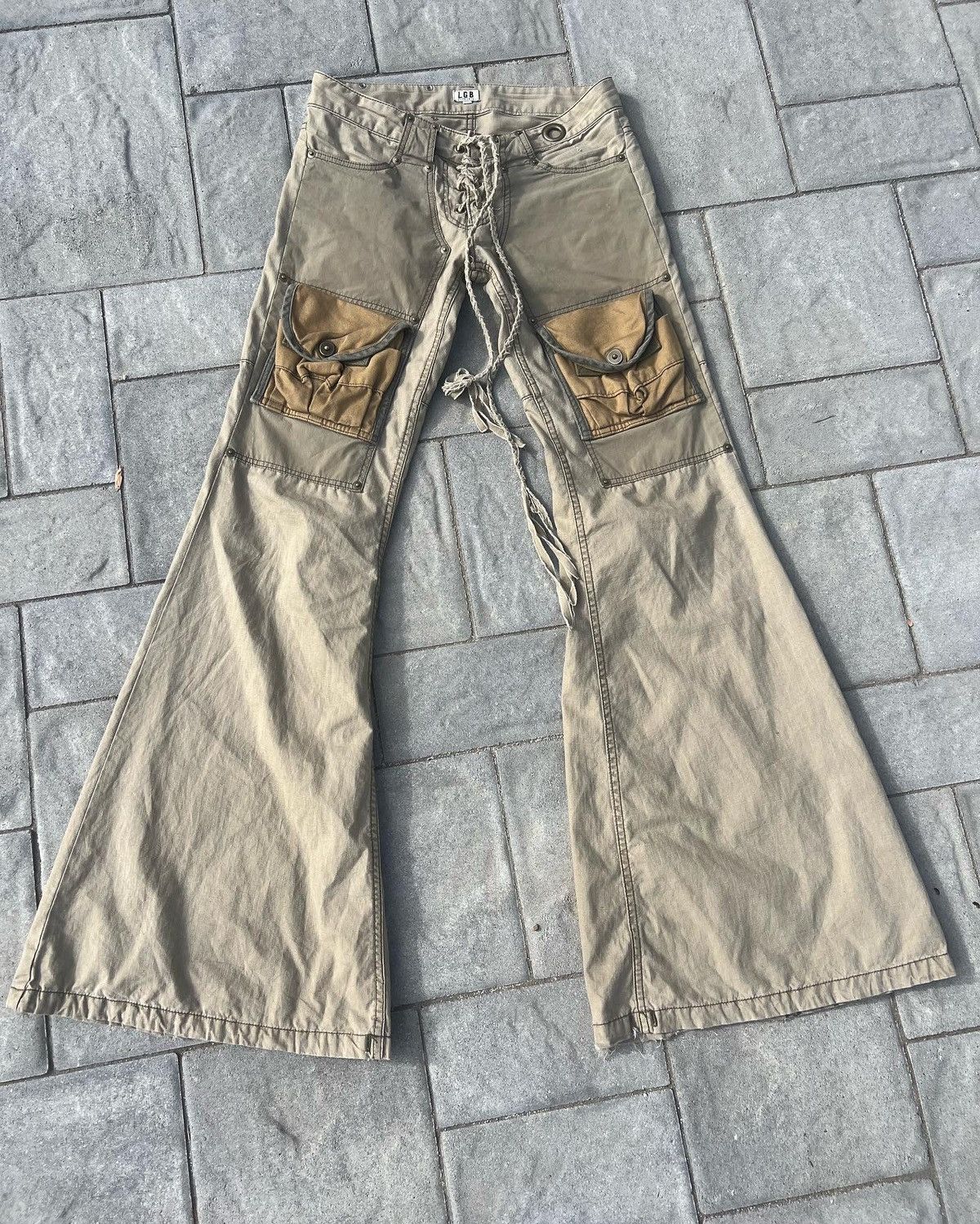 le-grande-bleu-l-g-b-lgb-parachute-pants-grailed