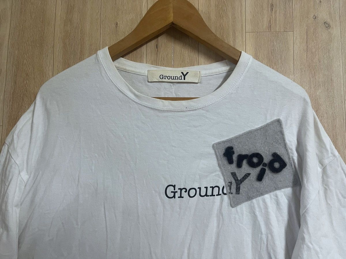 Japanese Brand × Y's for Men × Yohji Yamamoto Yohji Yamamoto Y ground T shirt XL Y’s For Living Spellout Size US XL / EU 56 / 4 - 3 Thumbnail