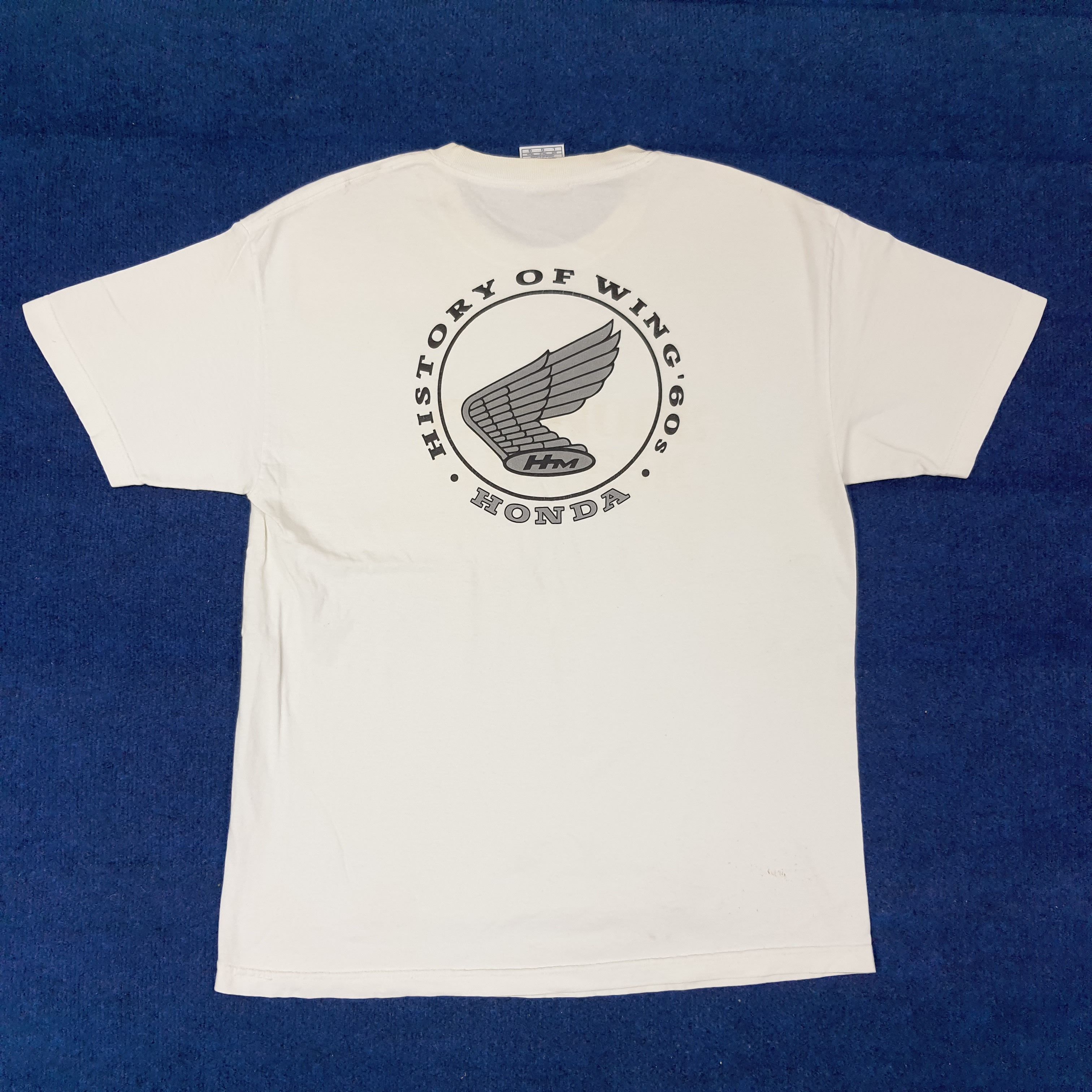 Honda Vintage HONDA Japan Racing Brand Sports Tshirt C223N52 Size US L / EU 52-54 / 3 - 1 Thumbnail